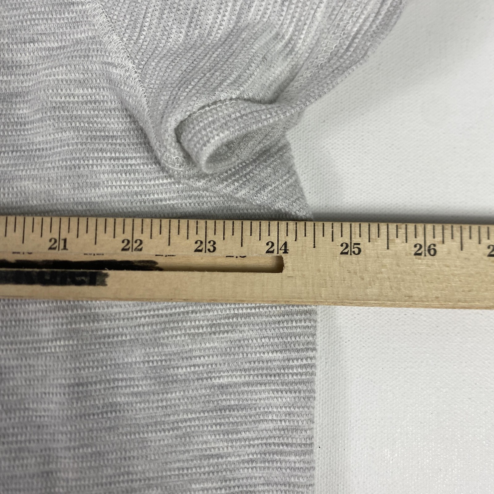 Copper & Oak Shirt Mens 2XL Gray Short Sleeve Henley Textured Knit Casual Tee