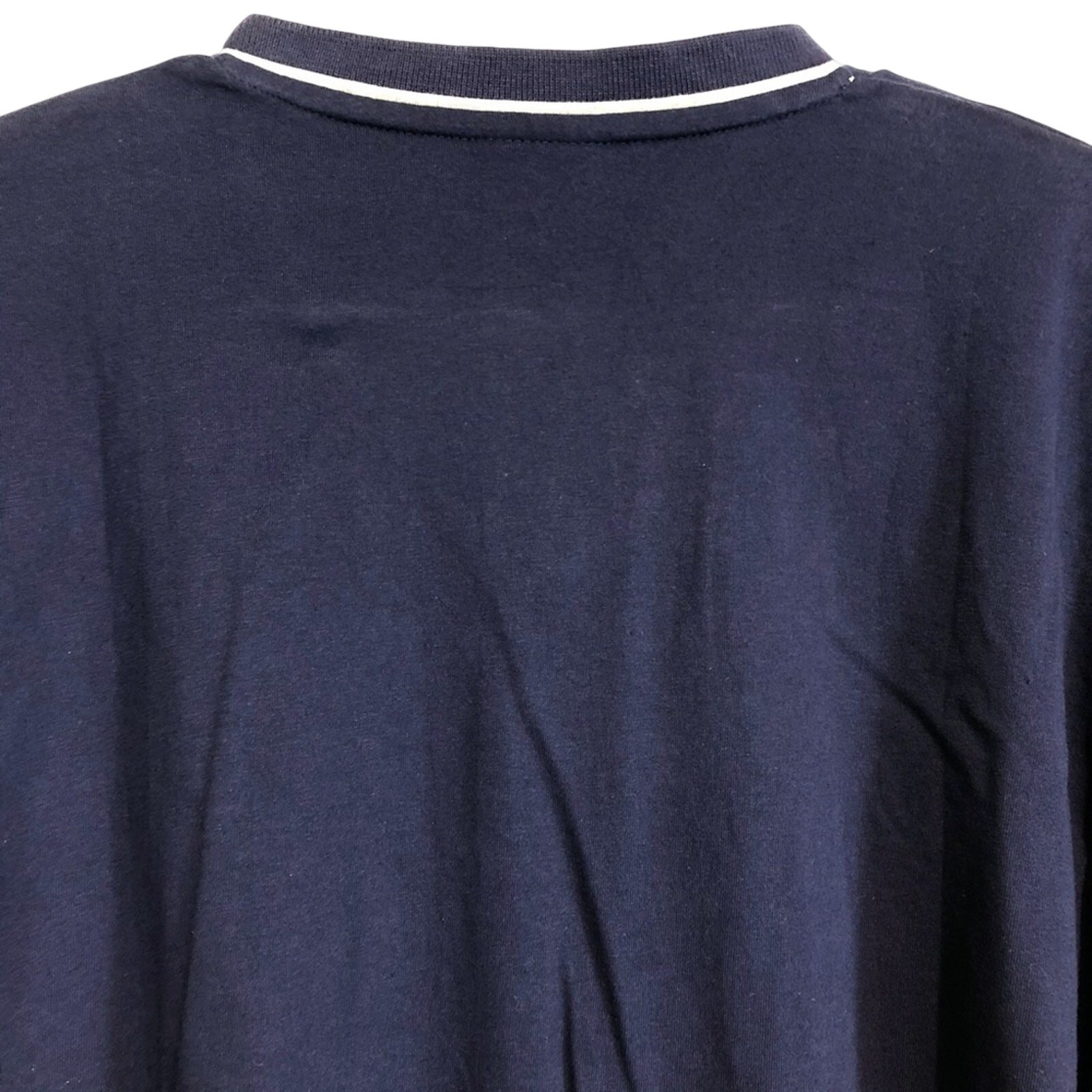 SLAZENGER Navy V-Neck Shirt Cotton Short Sleeve XL