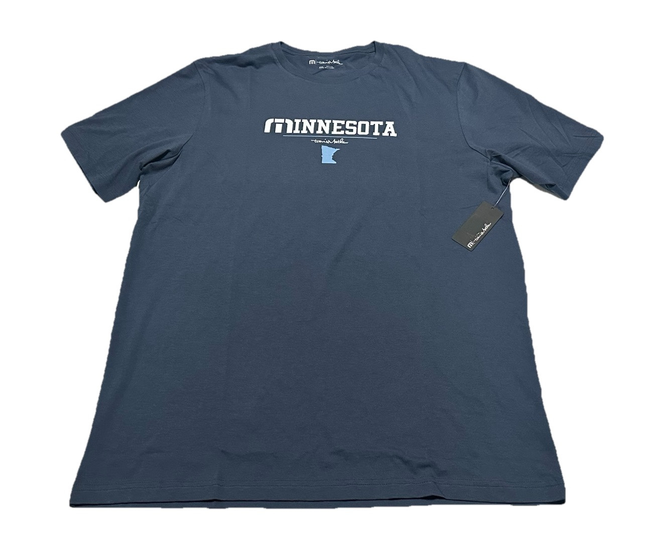 NEW Travis Matthew Men’s Honey Crisp Tshirt Minnesota State Graphic Logo Sz 2XL