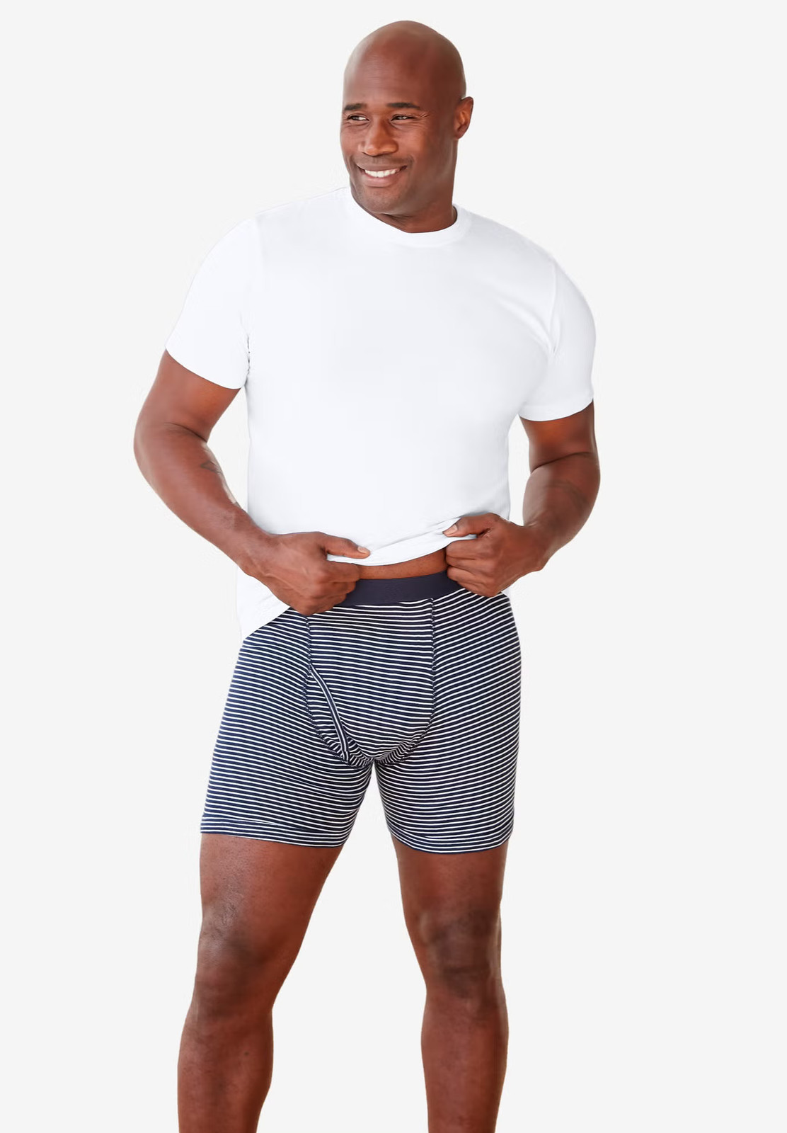 KingSize Men’s Big & Tall 3-Pack Cotton Crewneck Undershirt