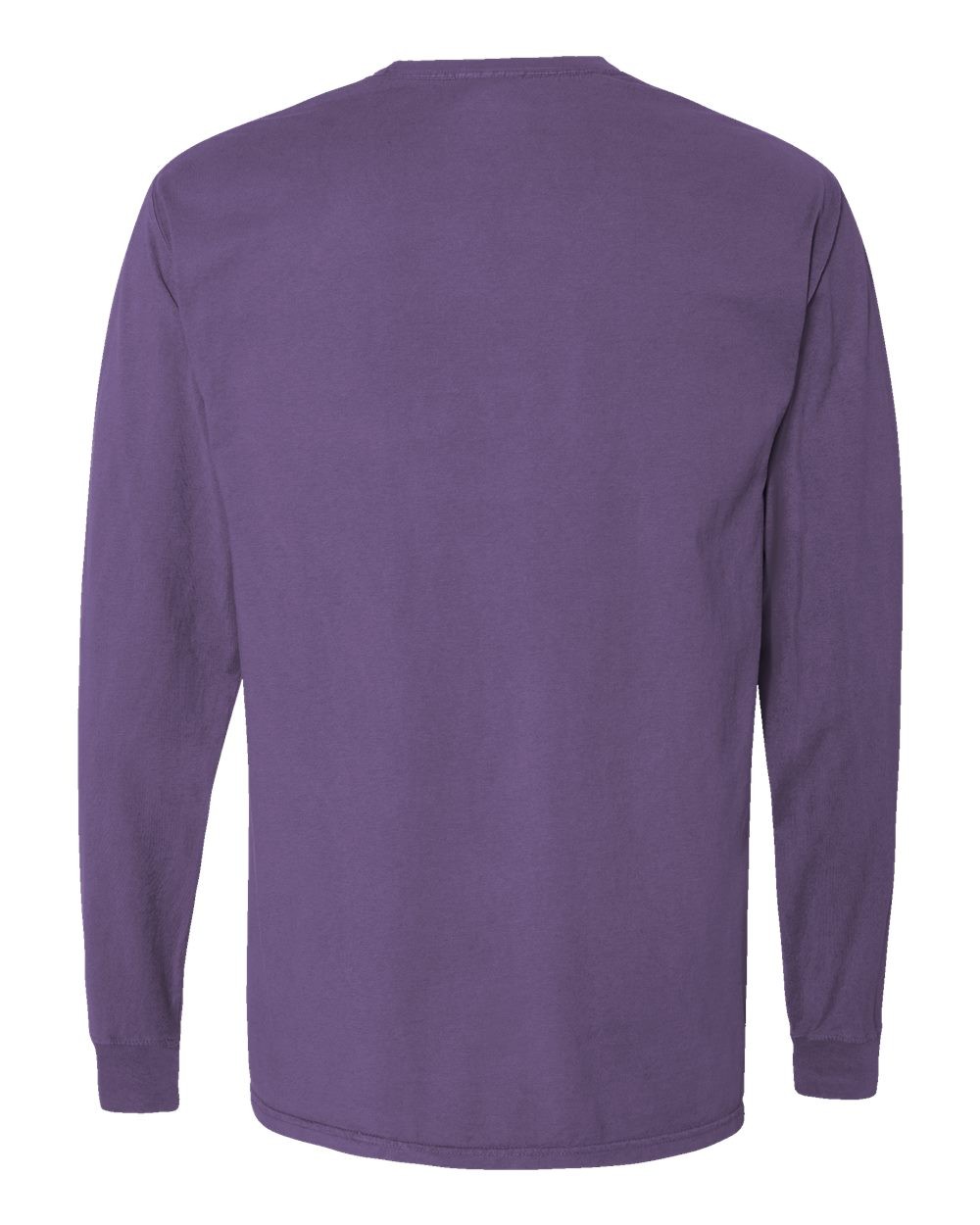 🔥 ComfortWash by Hanes Garment-Dyed Long Sleeve T-Shirt GDH200 Grape Soda 2XL