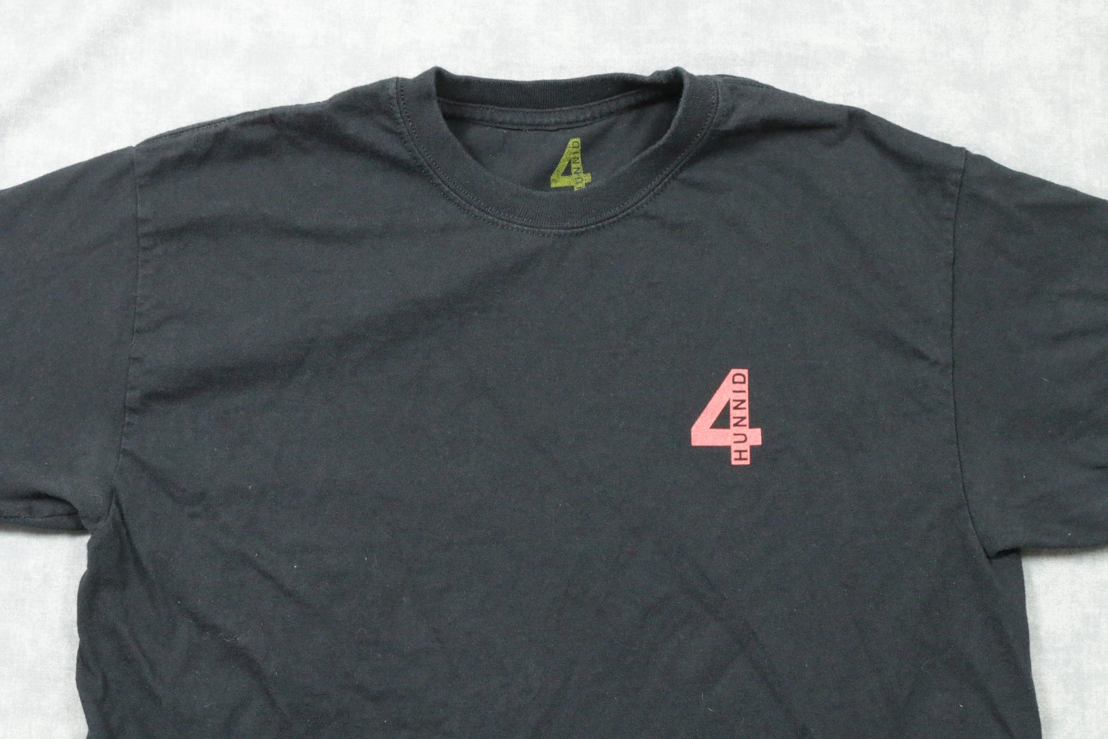 4Hunnid Shirt Mens Medium Good Sex No Stress Circle Checks Graphic Tee