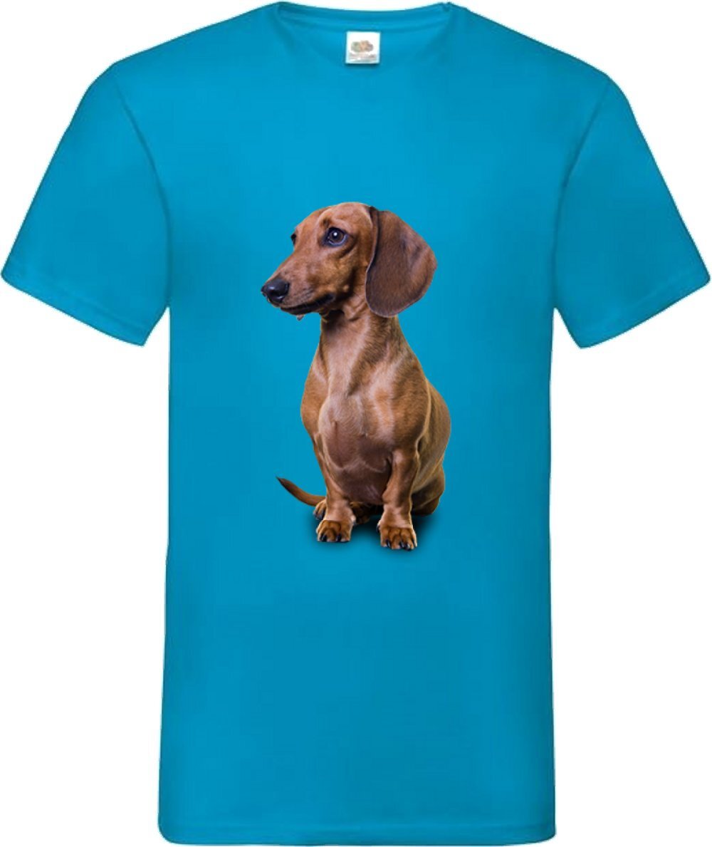 Brown Dachshund Dog Pet Friend Family Novelty T Shirt Various Colours And Sizes