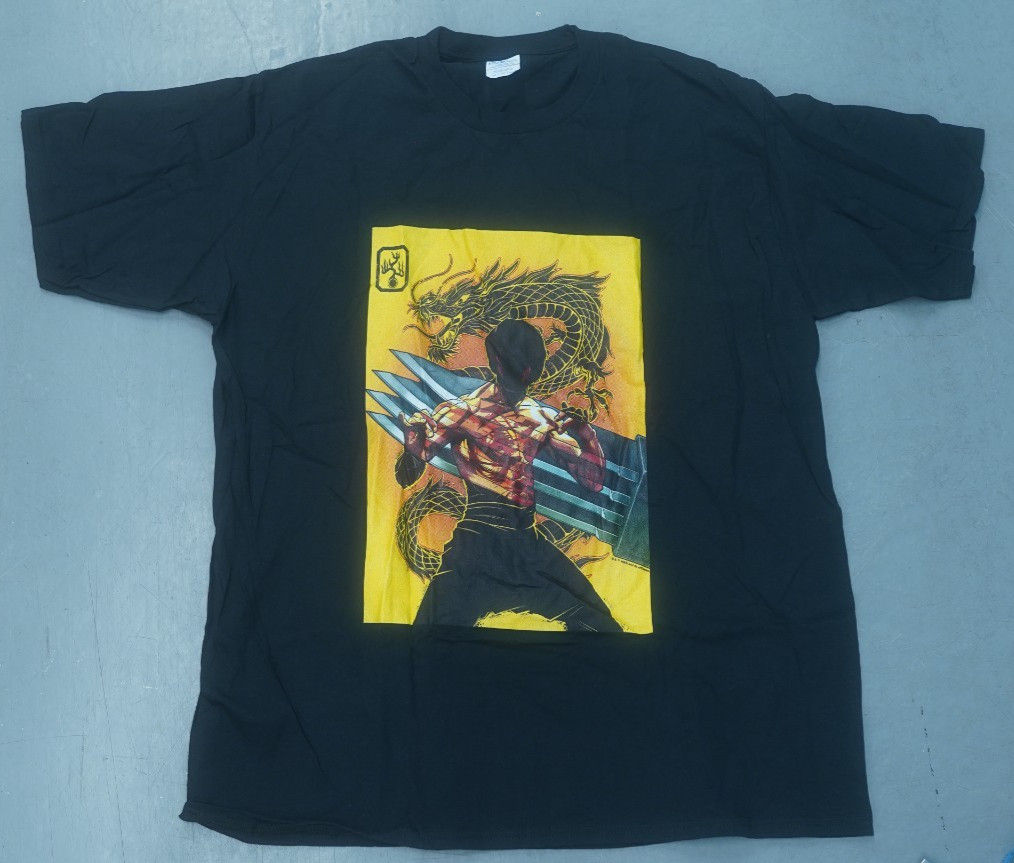 BRUCE LEE ENTER THE DRAGON HAN’S CLAW T-SHIRT BLACK SIZE XL