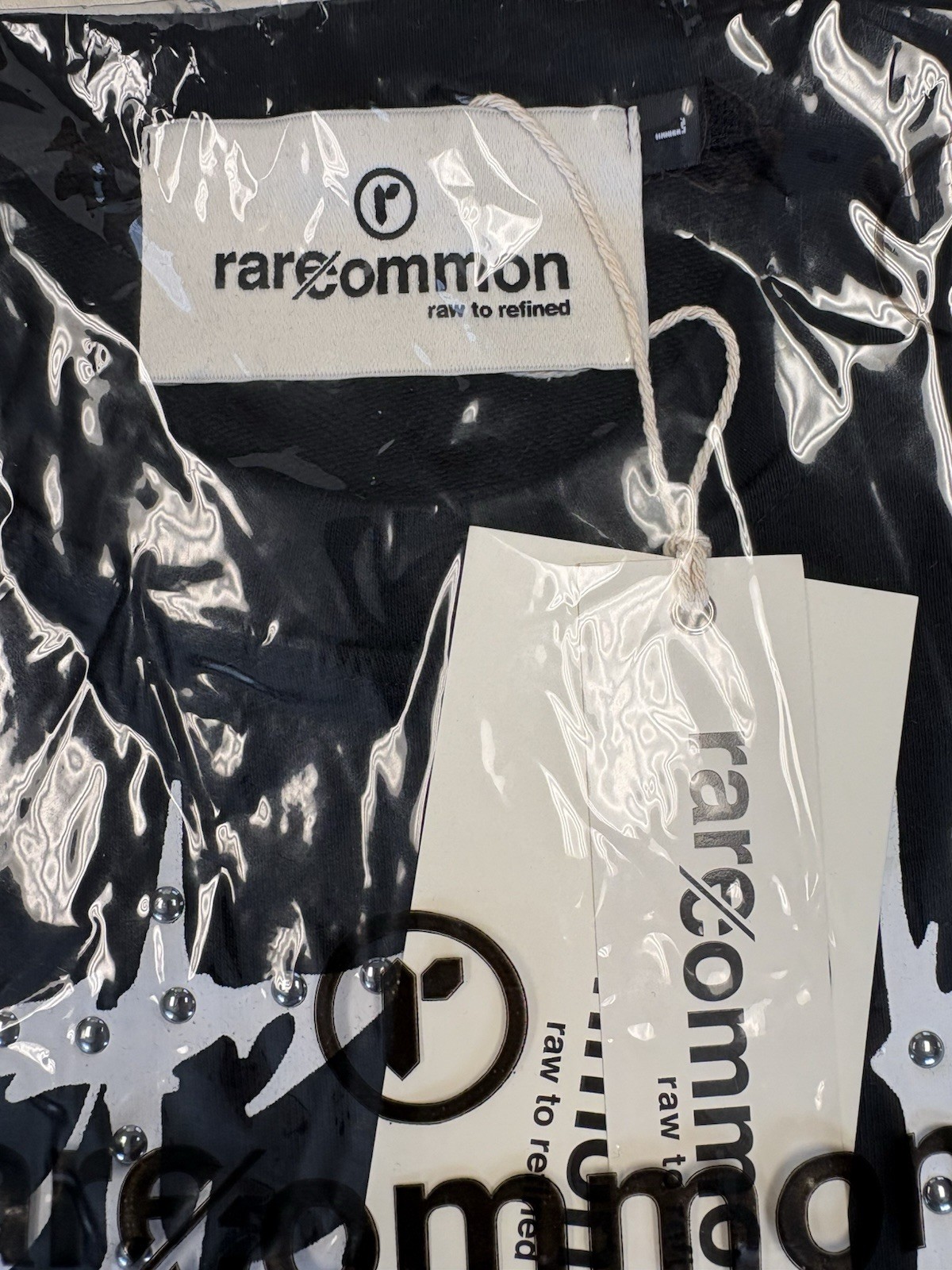 Rare common Shattered Realities World Tour Studded Rhinestone T-Shirt Black L