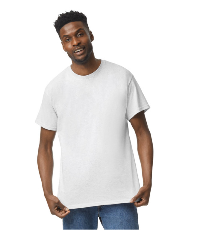 Gildan G500 – Adult Unisex Heavy Cotton 99/1 T-Shirt ( S-2XL ) Ash Gray 5.3 oz