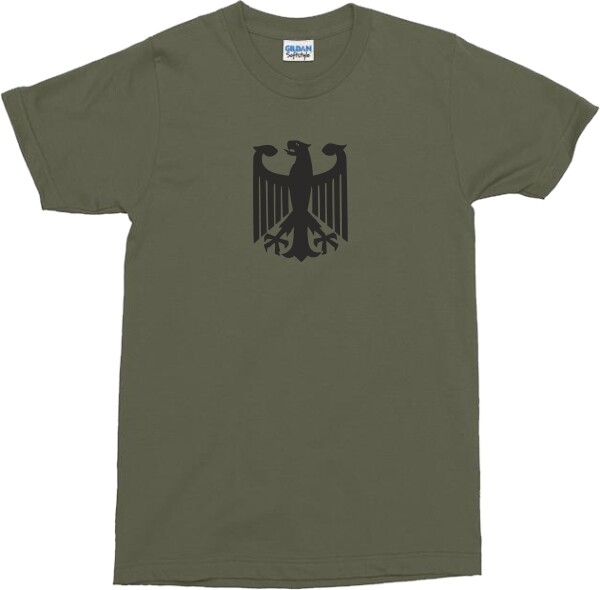 German Army Eagle Bundeswehr T-Shirt – Available In Various Colours, S-XXL