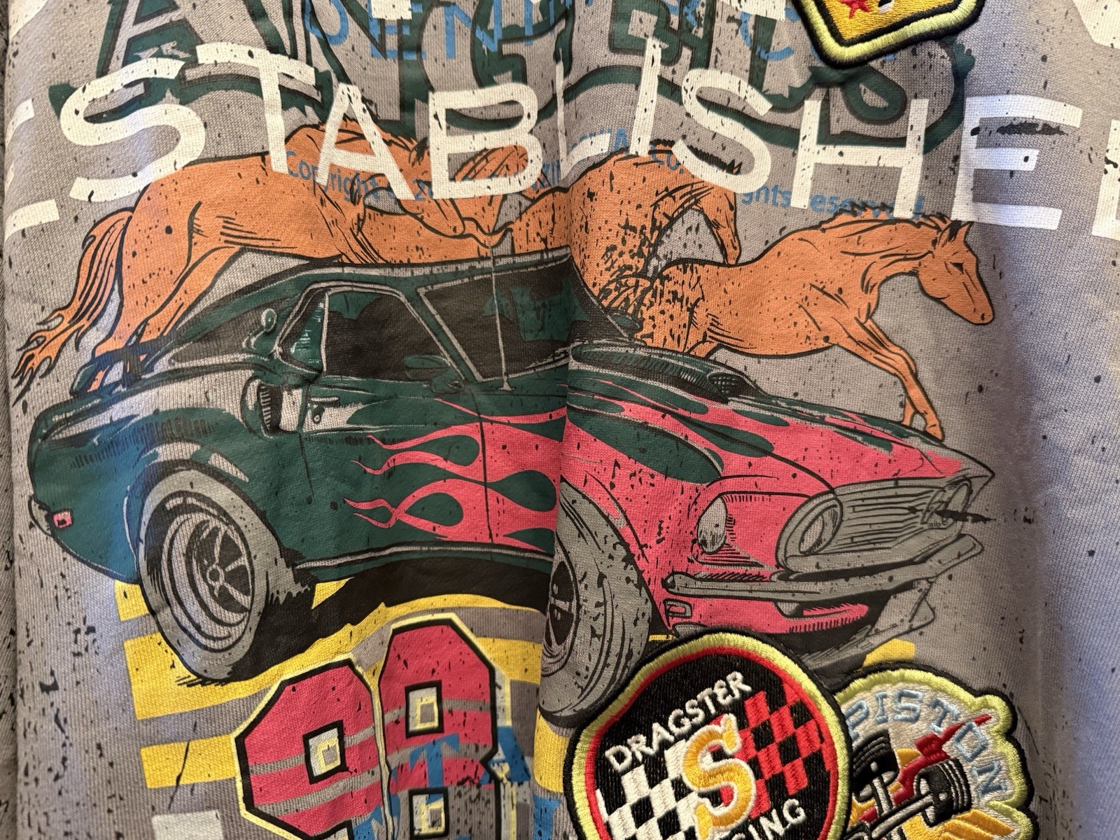 GUNZINII Mustang Studded Mens Beige Classic Banger Shirt GZ827 F* AWESOME !! NWT