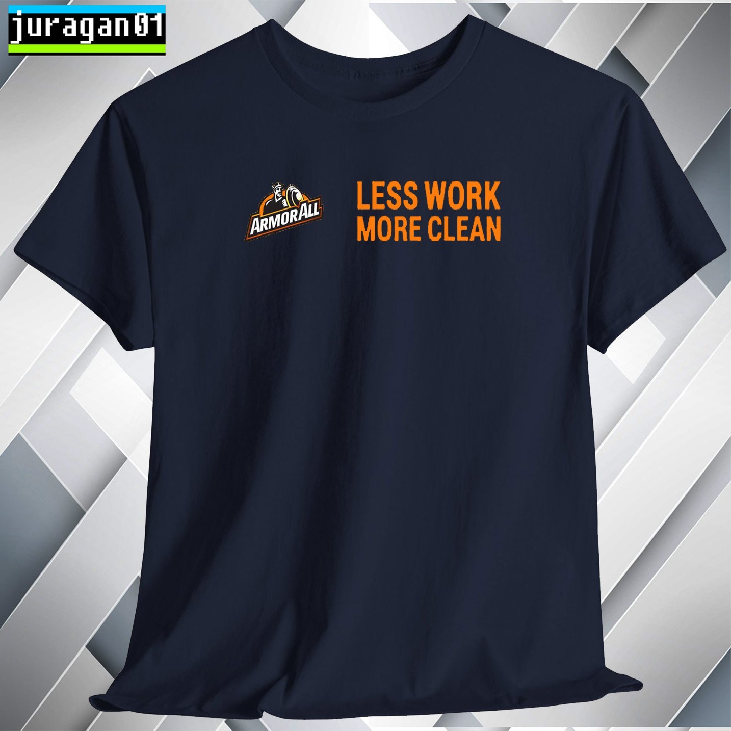 Armor All Car Care T-Shirt Logo Black/Gray/Blue/Red/White S to 5XL Made in USA