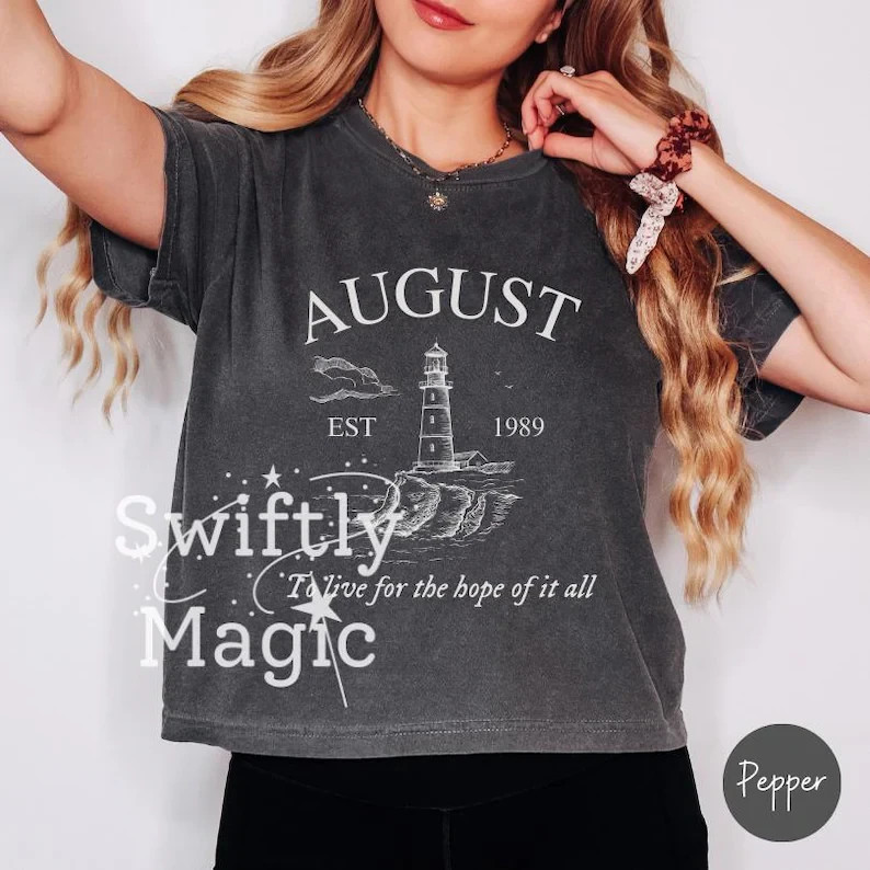 August Comfort Colors Boxy Tee To Live For The Hope Of It All Shirt