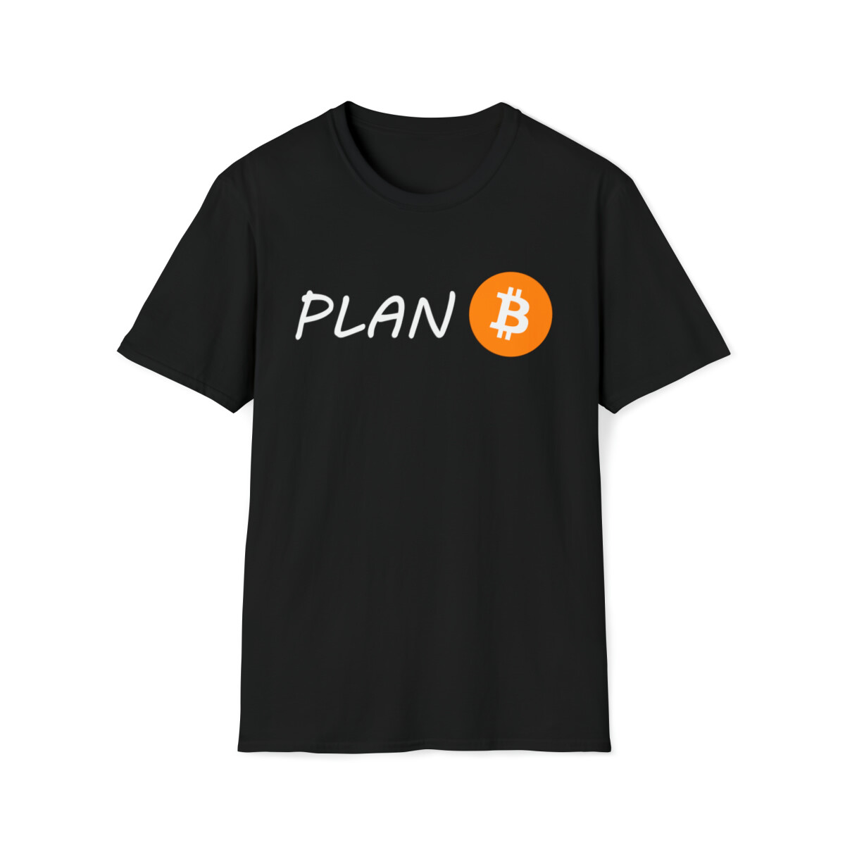 Plan B Bitcoin BTC Crewneck Softstyle T-Shirt | Crypto | Gift