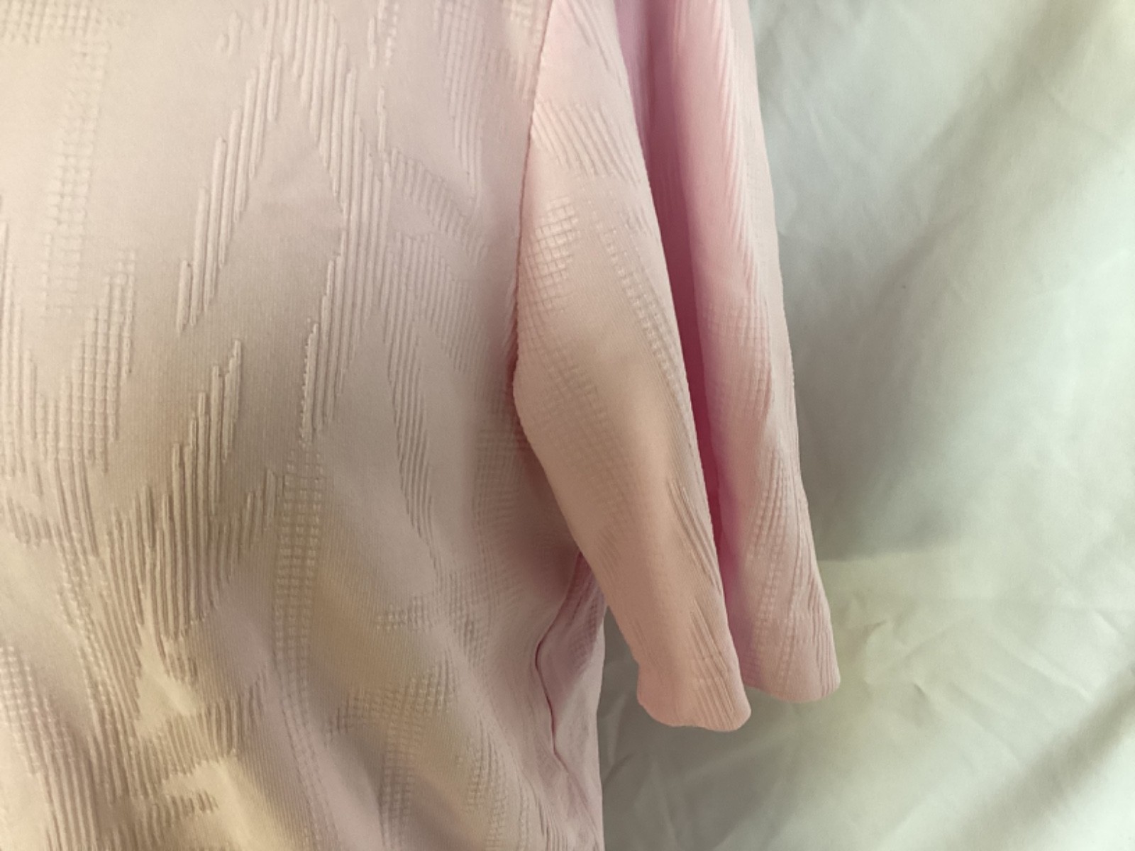 NEW adidas Men’s Go-To Textured Golf Polo Short Sleeve Shirt PINK Sz S MSRP $75