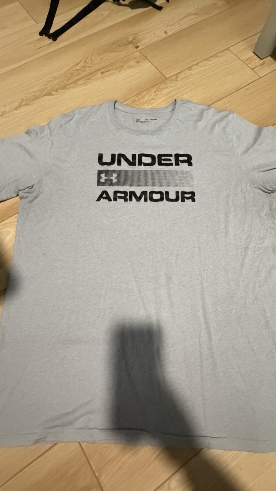 Under Armour Men’s Gray Graphic Logo Crew Neck Short Sleeve T-Shirt XXL Regular