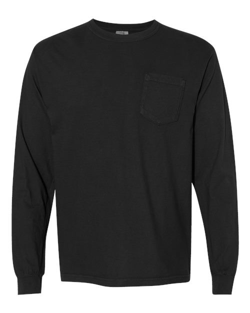 Comfort Colors 4410 Unisex Garment-Dyed Heavyweight Long Sleeve Pocket T-Shirt