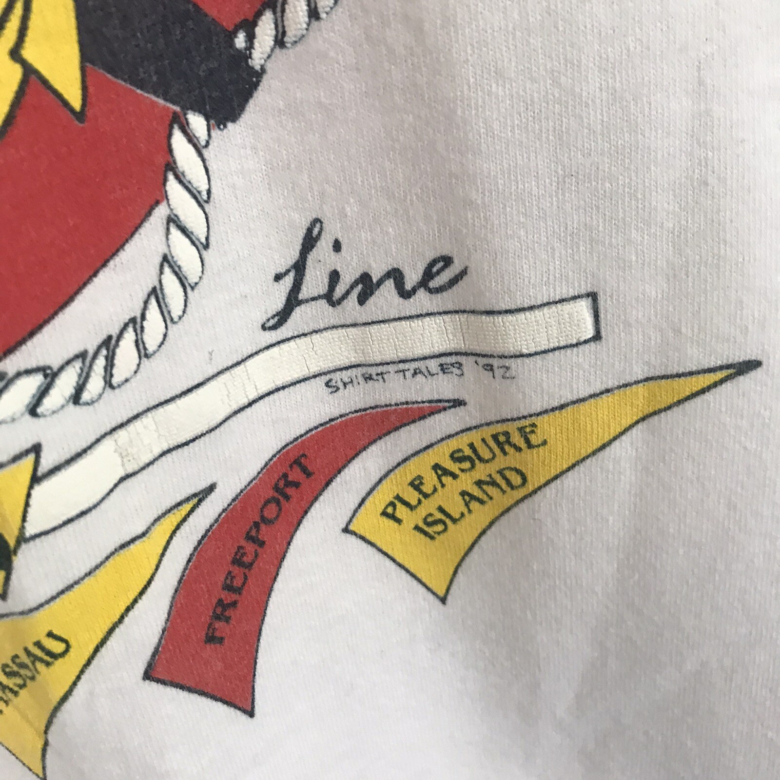 Vtg M S Sunward Cruise Ship T Shirt L Single stitch Made in USA Tourism Tee Miam