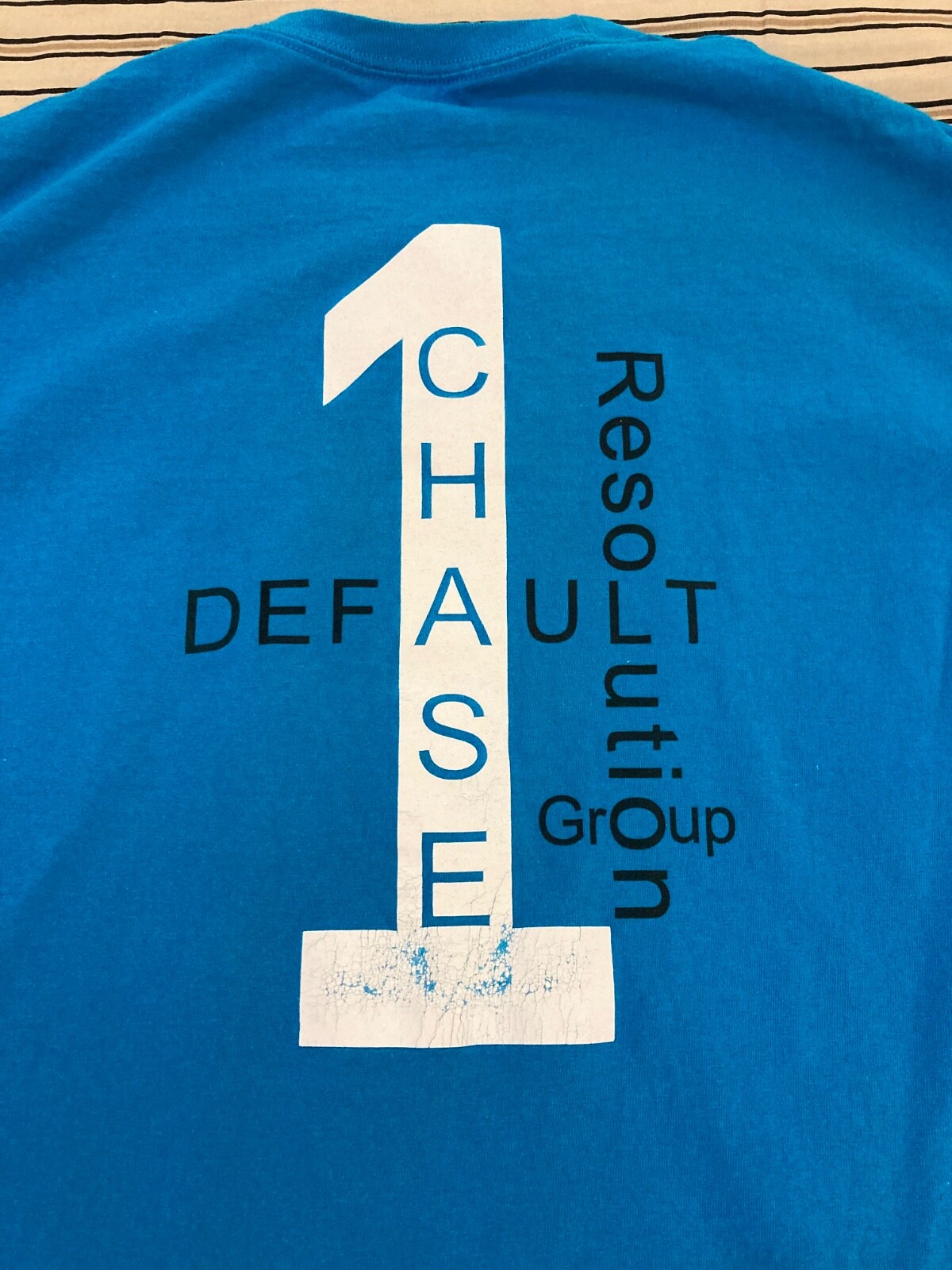 Chase 1 Default Resolution Group Blue Hanes Men’s Large T-Shirt