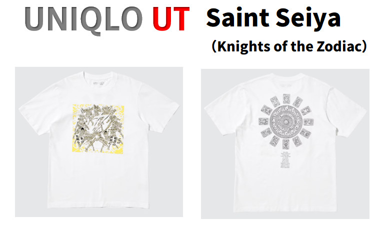 UNIQLO Manga UT Saint Seiya Knights of the Zodiac T-Shirt XS-XL JAPAN