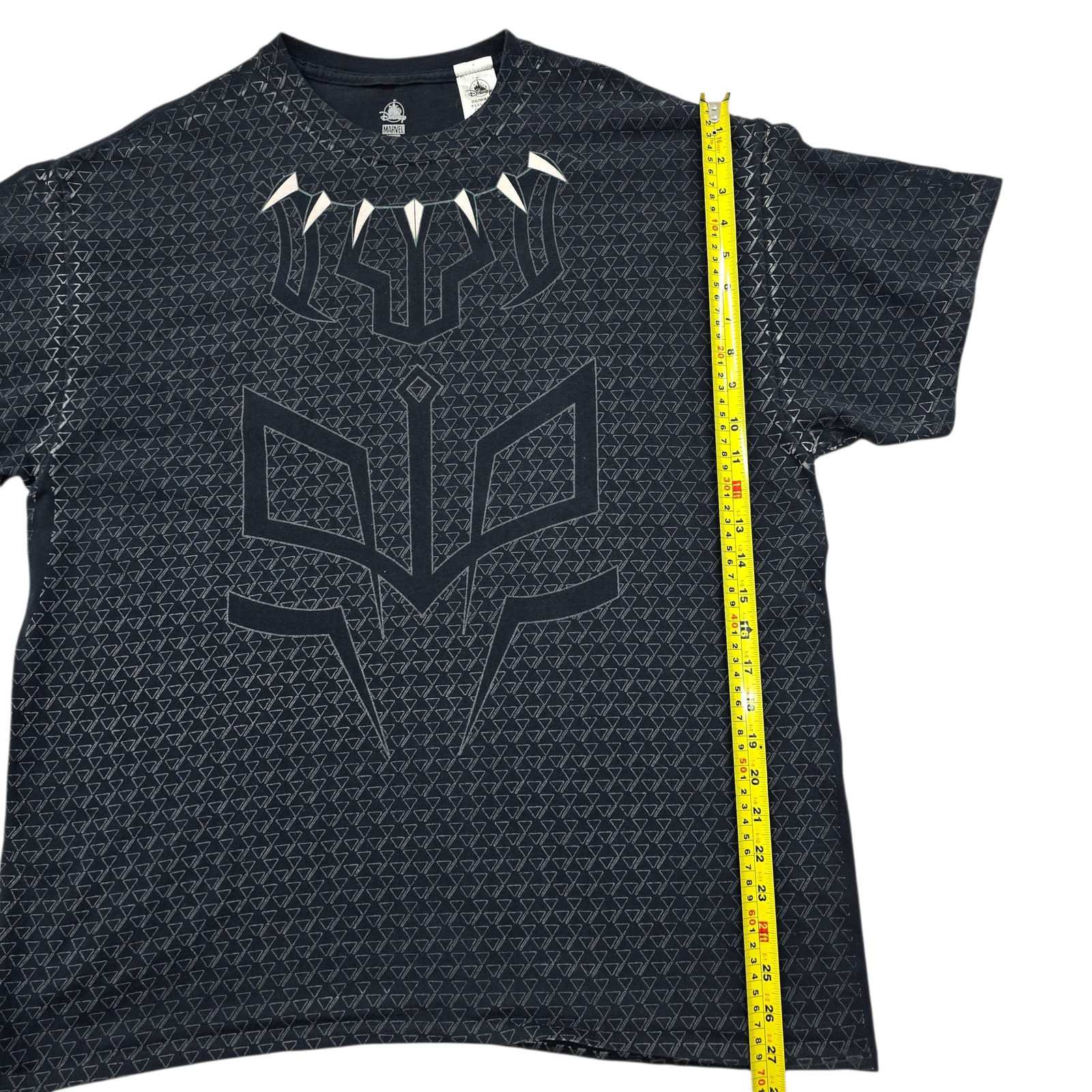 Disney Black Panther Kids XL Black Graphic T-Shirt Marvel