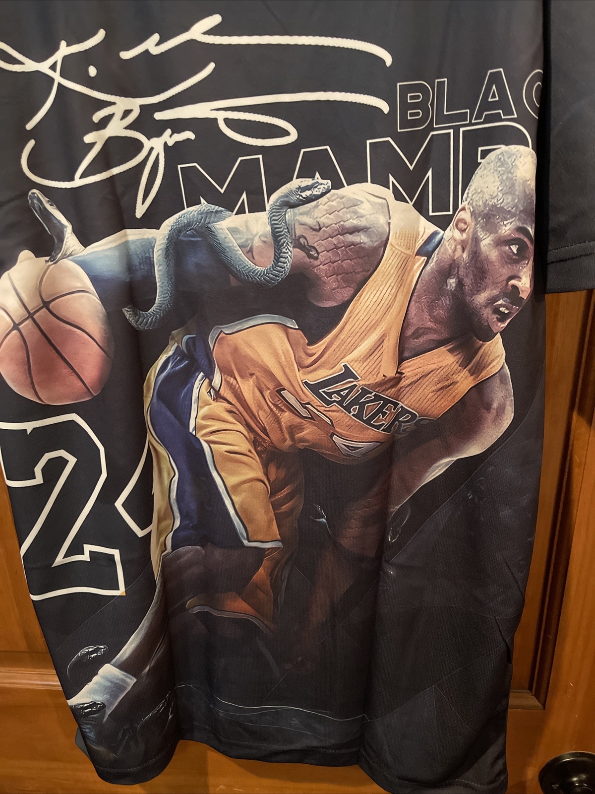 NWOT Kobe Bryant All Over Digital Print T-Shirt Size Small