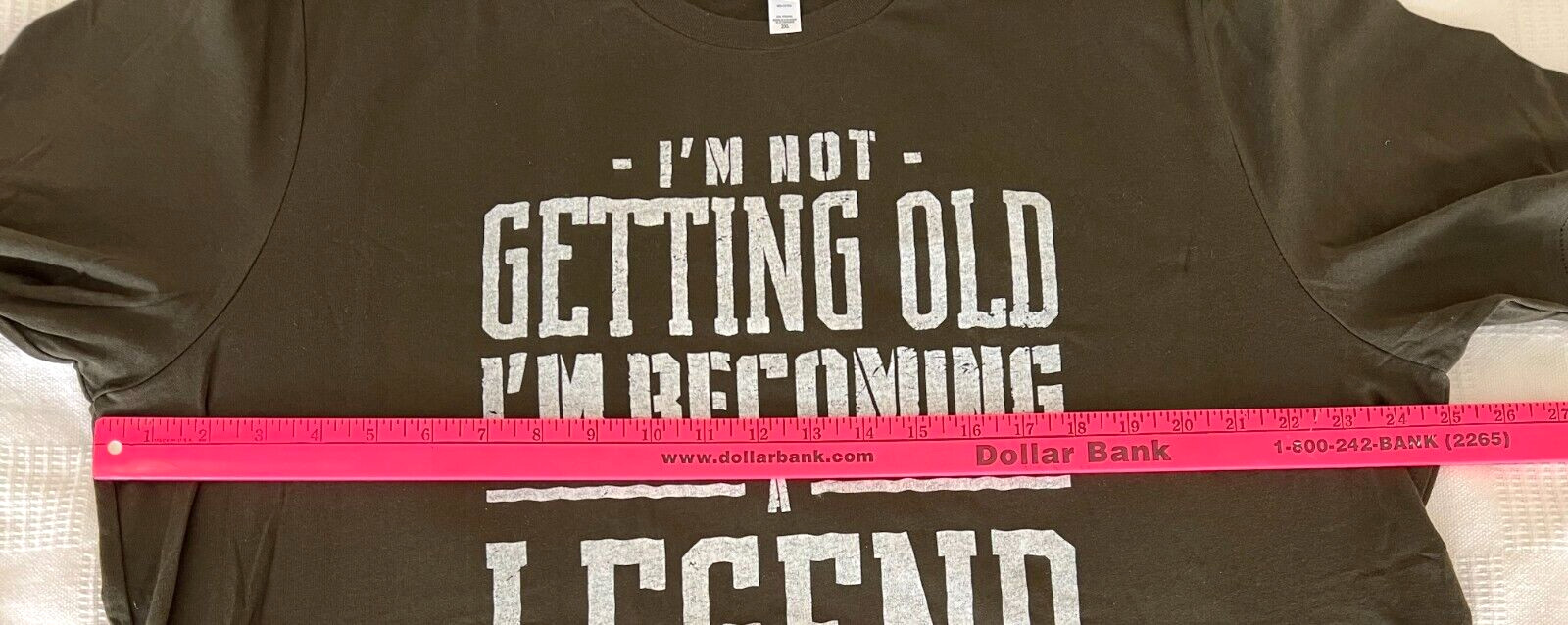 I’m Not Getting Old I’m Becoming A Legend Mens T Shirt Dad Father Grandpa 2X
