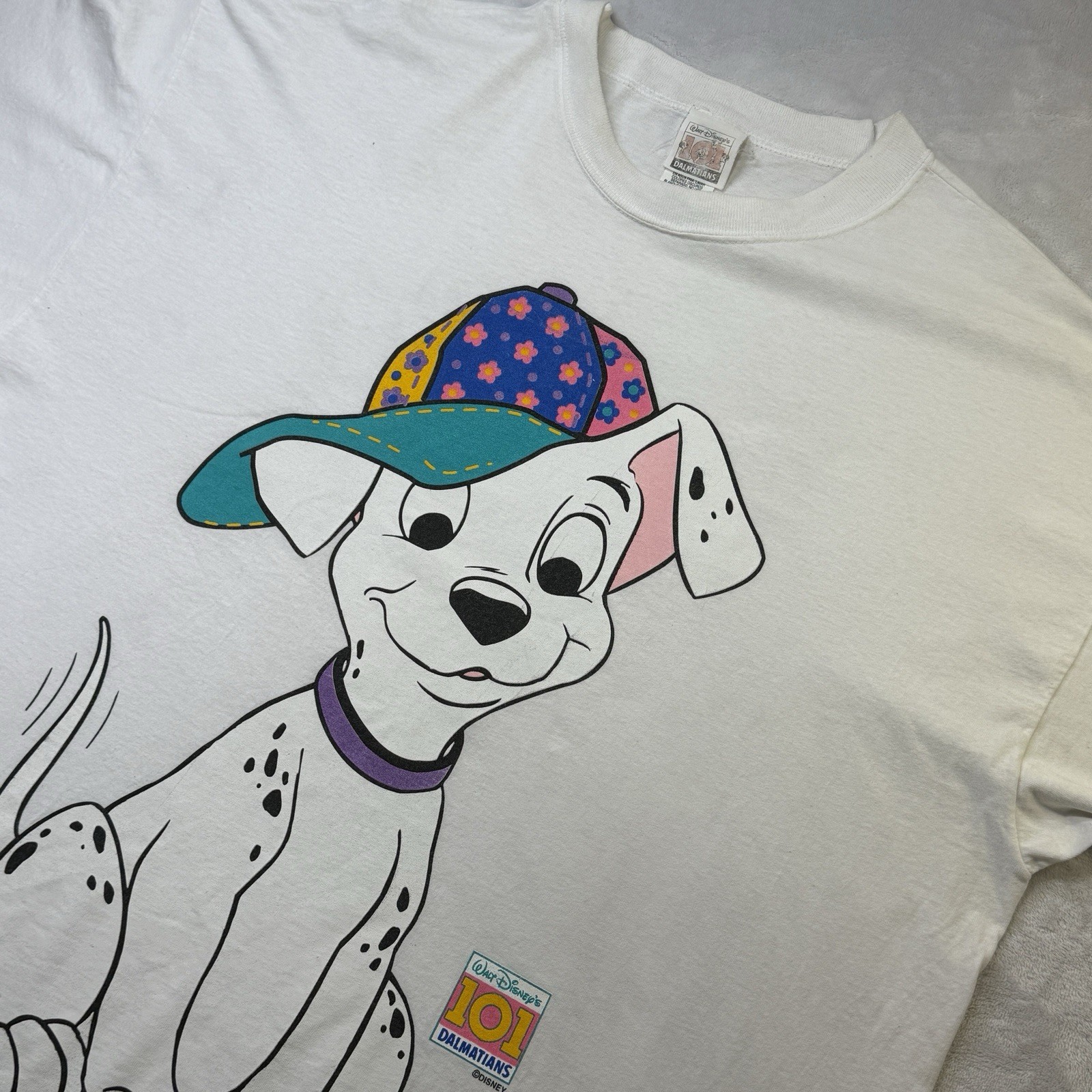Vintage 101 Dalmatians Shirt 90s Disney Puppy Graphic Tee USA 3X Single Stitch