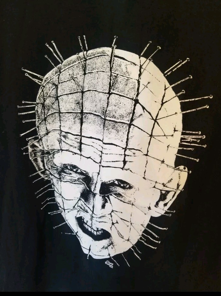 Rare vintage 2000 Pinhead pin head Hellraiser horror movie tee shirt XL