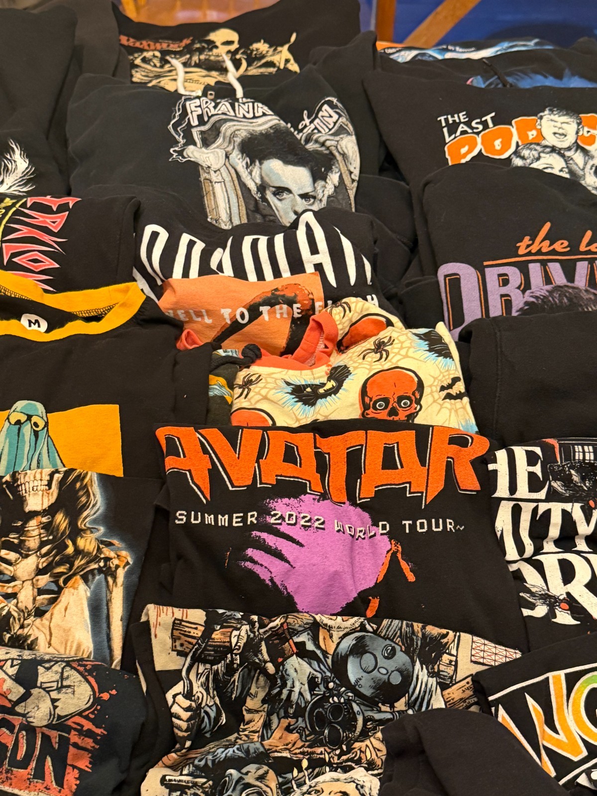 HUGE Horror T Shirt / Hoodie & More Lot Fright Rags Cavity Colors Terror Threads