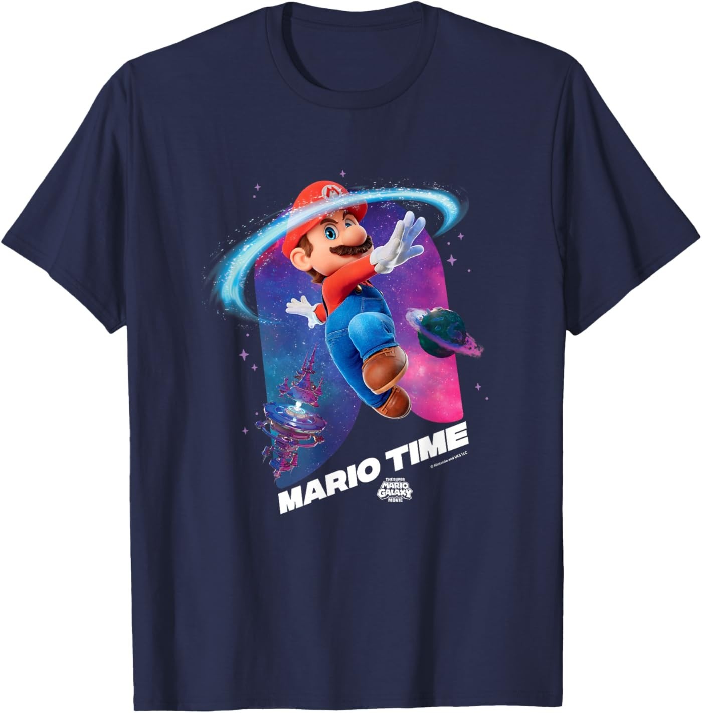 The Super Mario Galaxy Movie Mario Time T-Shirt