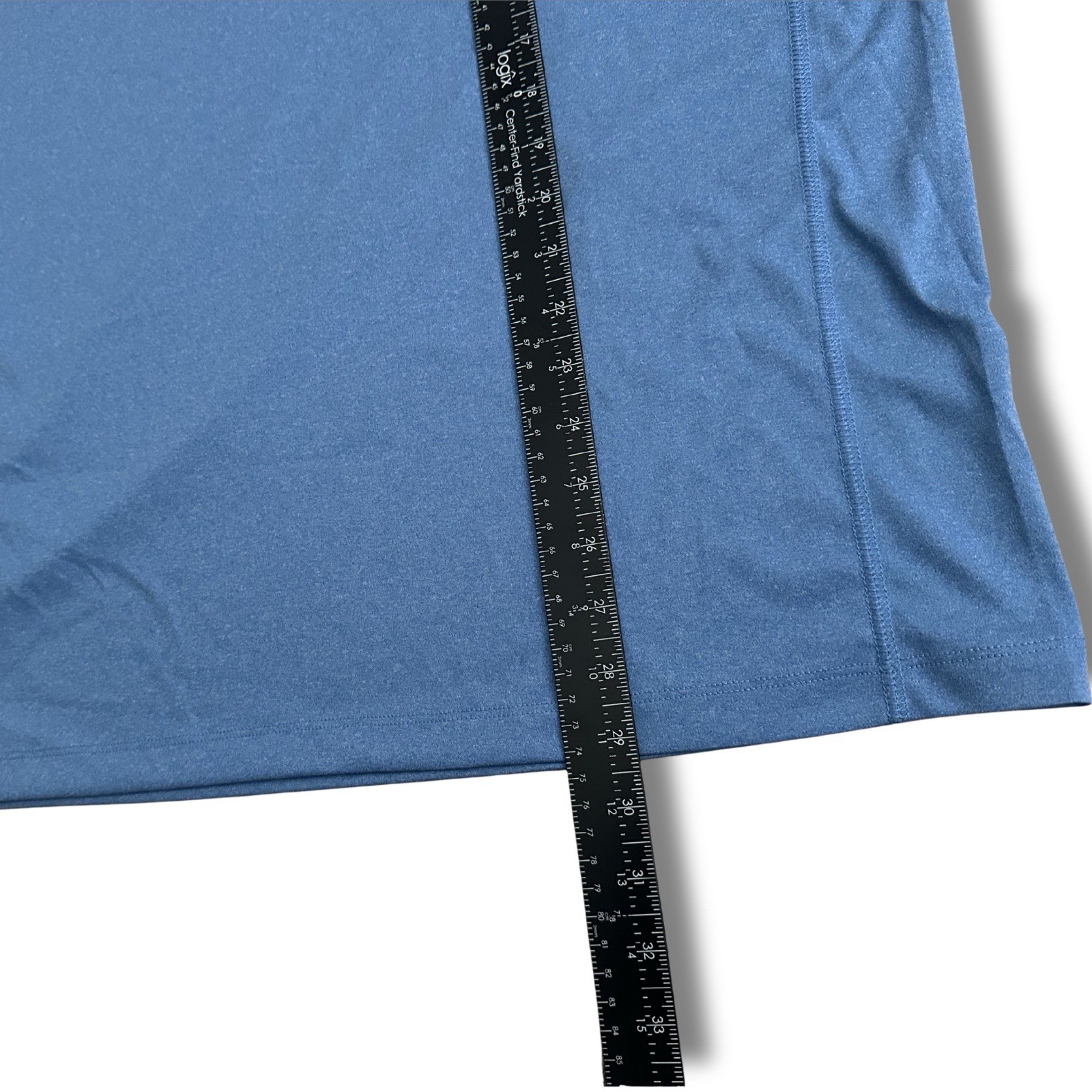 Tommy Bahama Mens Large Blue Performance Shirt Athletic Stretch Short Sleeve Tee