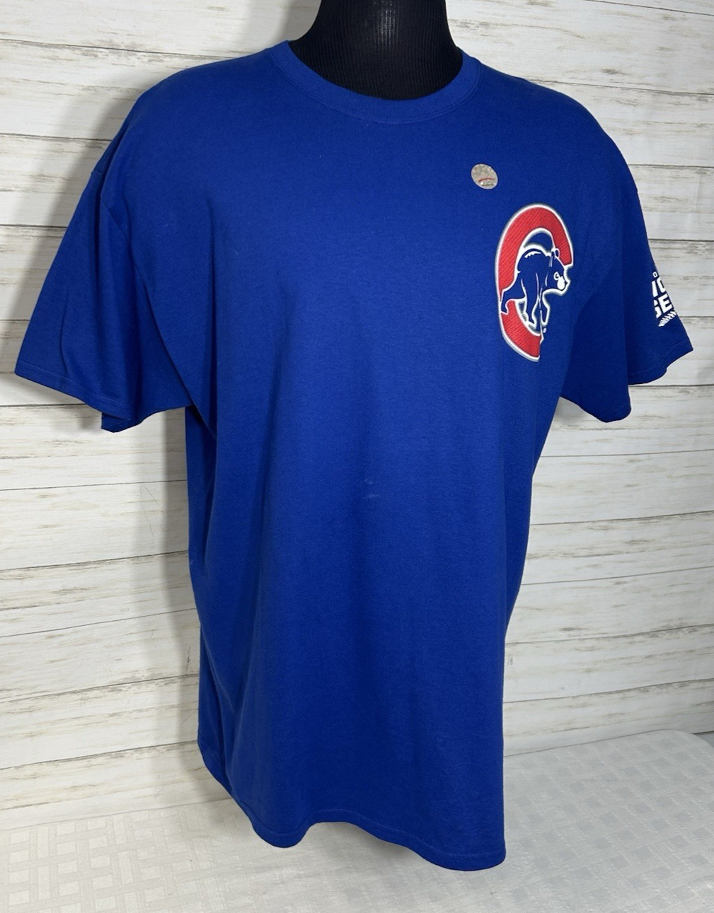 NEW! Majestic Chicago Cubs Kris Bryant 17 JERSEY T-Shirt Men XL MLB Baseball