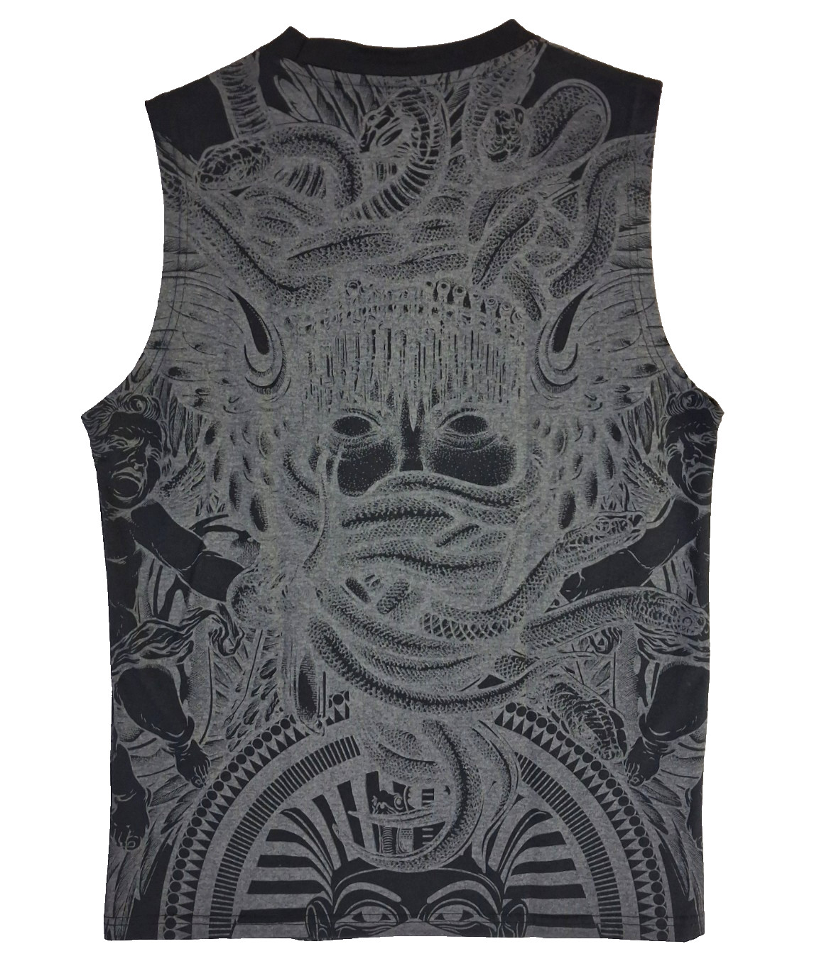 Crooks & Castles Football Medusa Muscle Tank Shirt Small Oversized Heavyweight