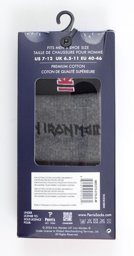 Iron Maiden – Perri’s – Iron Maiden – Crew Socks (Assorted Styles 3 Pack Gift Bo