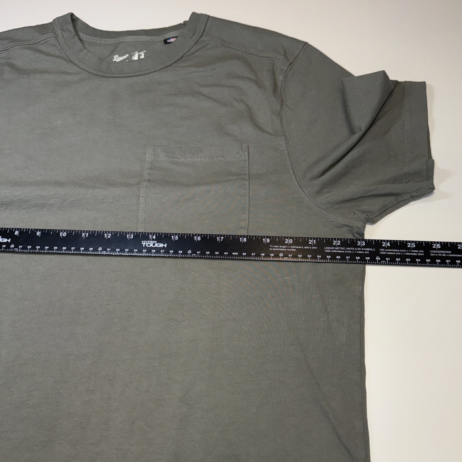 Danner Pocket T Shirt Mens XL Green Outdoor Made In USA Portland Oregon Cotton