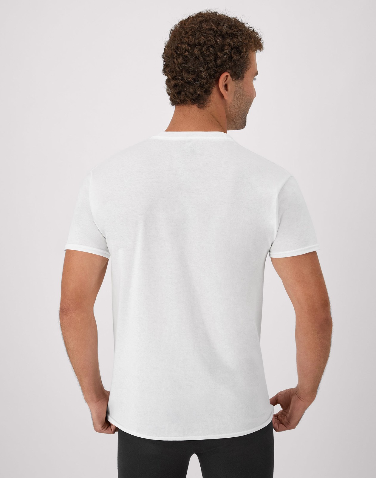Hanes Men’s FreshIQ Undershirt 6-Pack V-Neck Men’s Shirts TAGLESS Comfort Soft