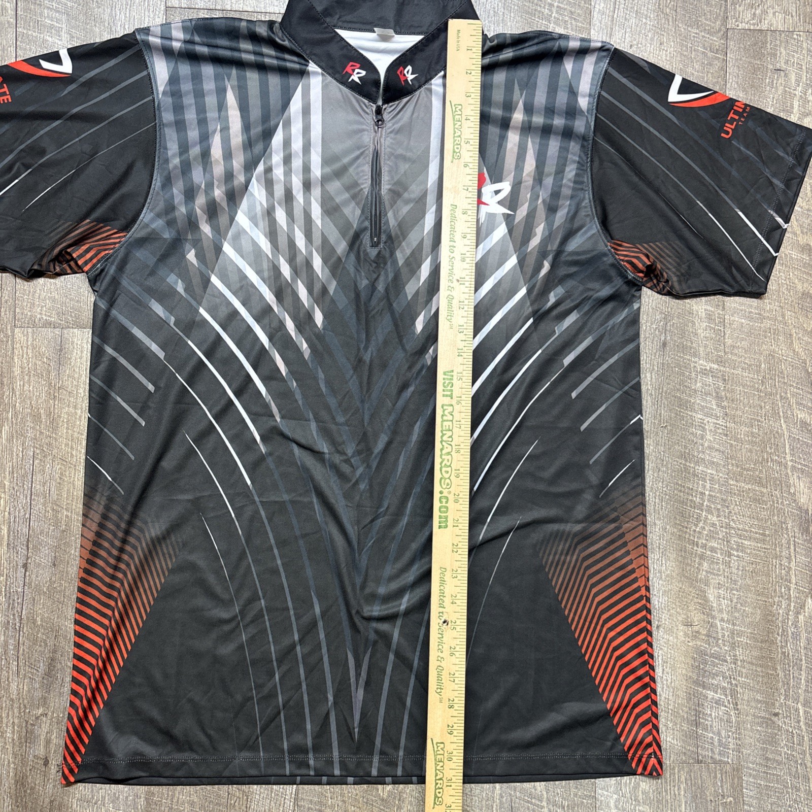 Red-Eye Rhino Dart Shirt Size XL Ultimate Team Gear 1/4 Zip Lightweight