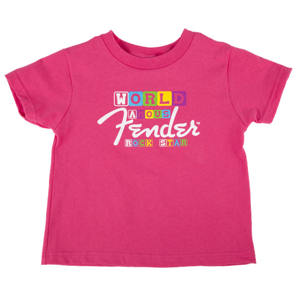 FENDER® WORLD FAMOUS ROCK STAR T-SHIRT Toddler Size 2T