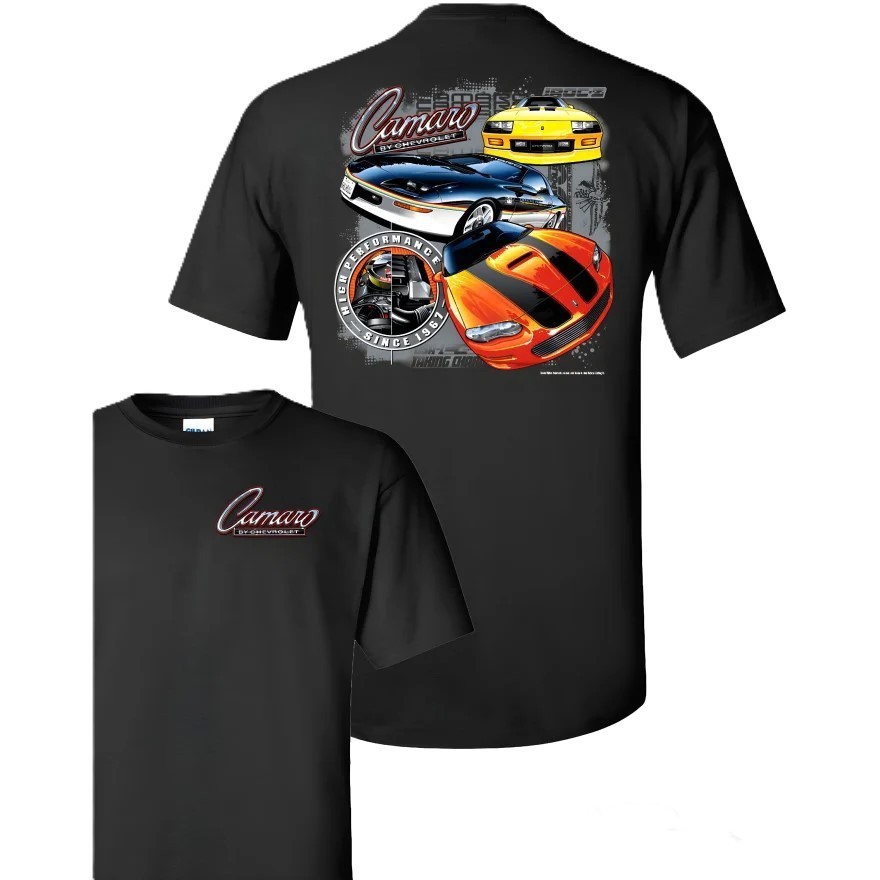Camaro IROC Z Shirt 3rd Gen Classic Muscle Car Vintage Graphic Tee