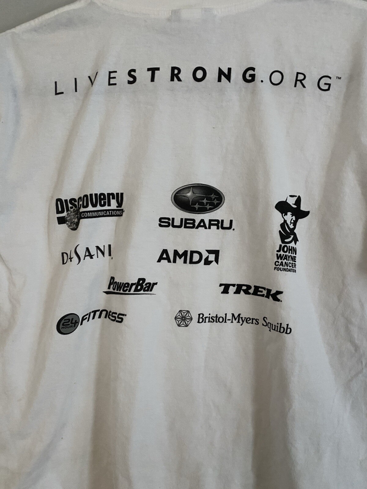 NEW 2005 Nike Lance Armstrong Foundation Ride For The Roses Weekend T-shirt Sz S