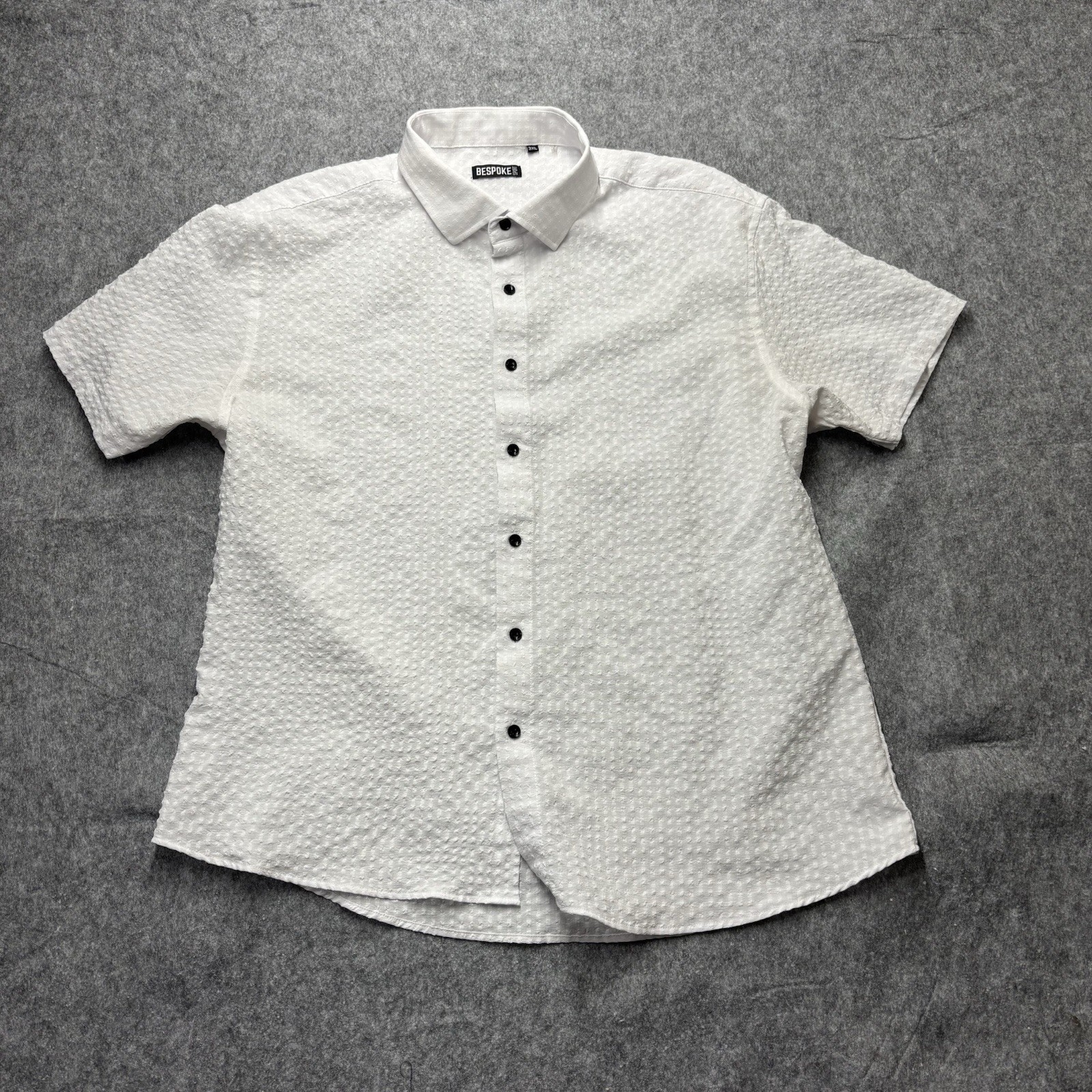 Bespoke Sport Mens Top 3XL White Gauzy Comfort Breathable Lightweight Big & Tall