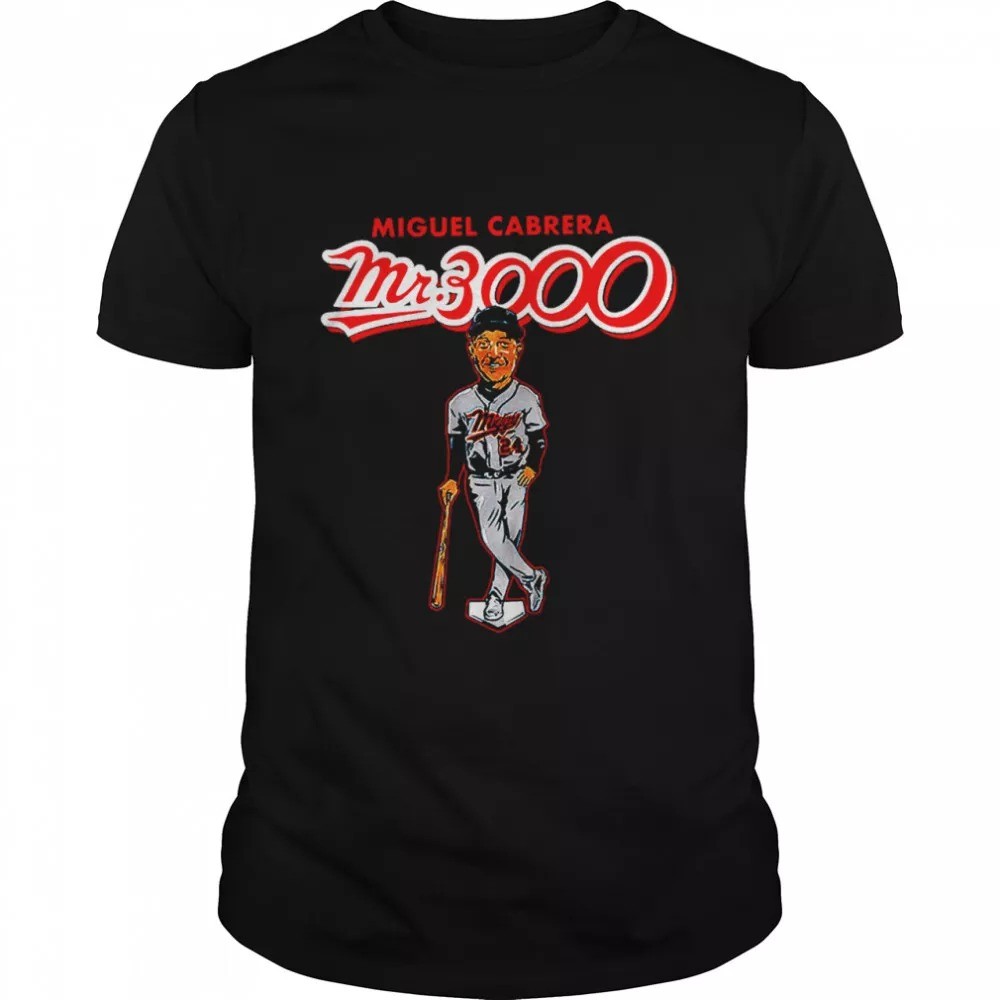 LOT New Miguel Cabrera Mr. 3000 Gift For Fans Unisex S-5XL Shirt JU10