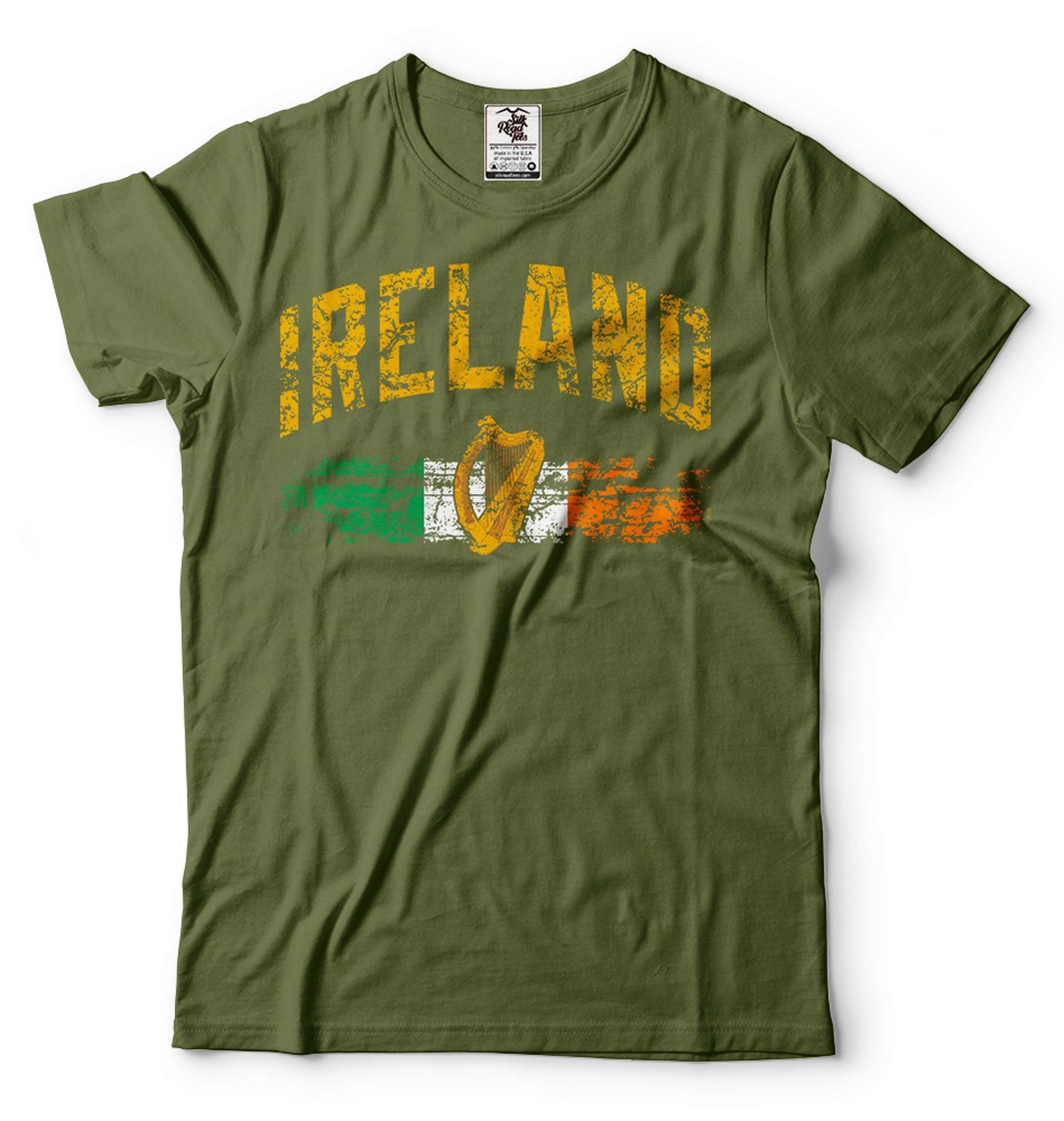 Mens Ireland Shirt Irish Patriotic Shirt Ireland National Flag Tee Irish Gifts