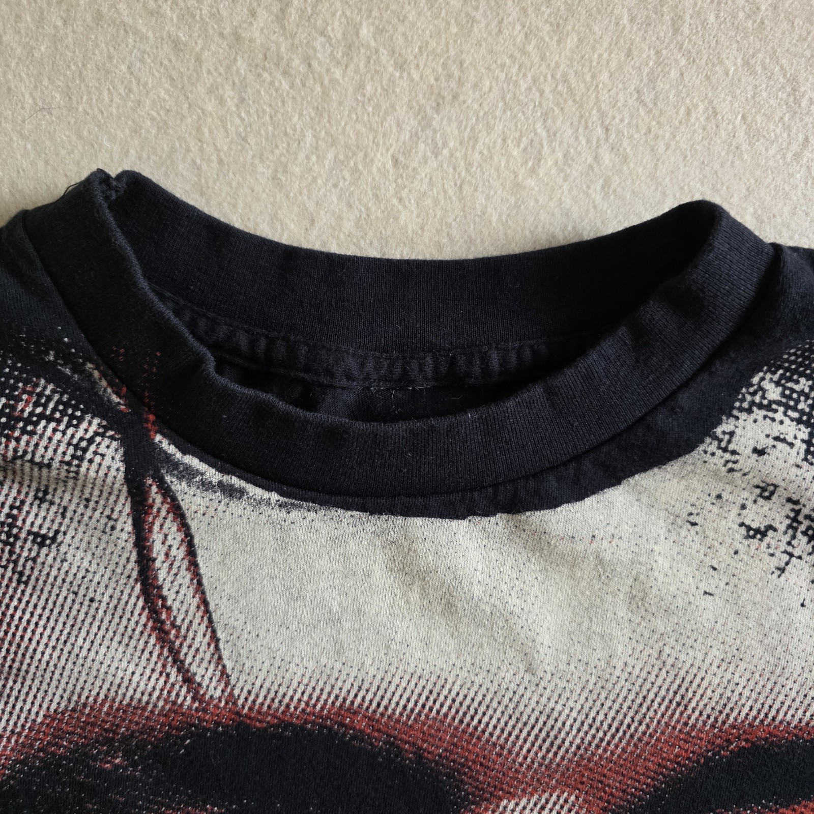 The Shining All Over Print AOP Overprint OVP Retro Movie Tshirt Tee XL Black