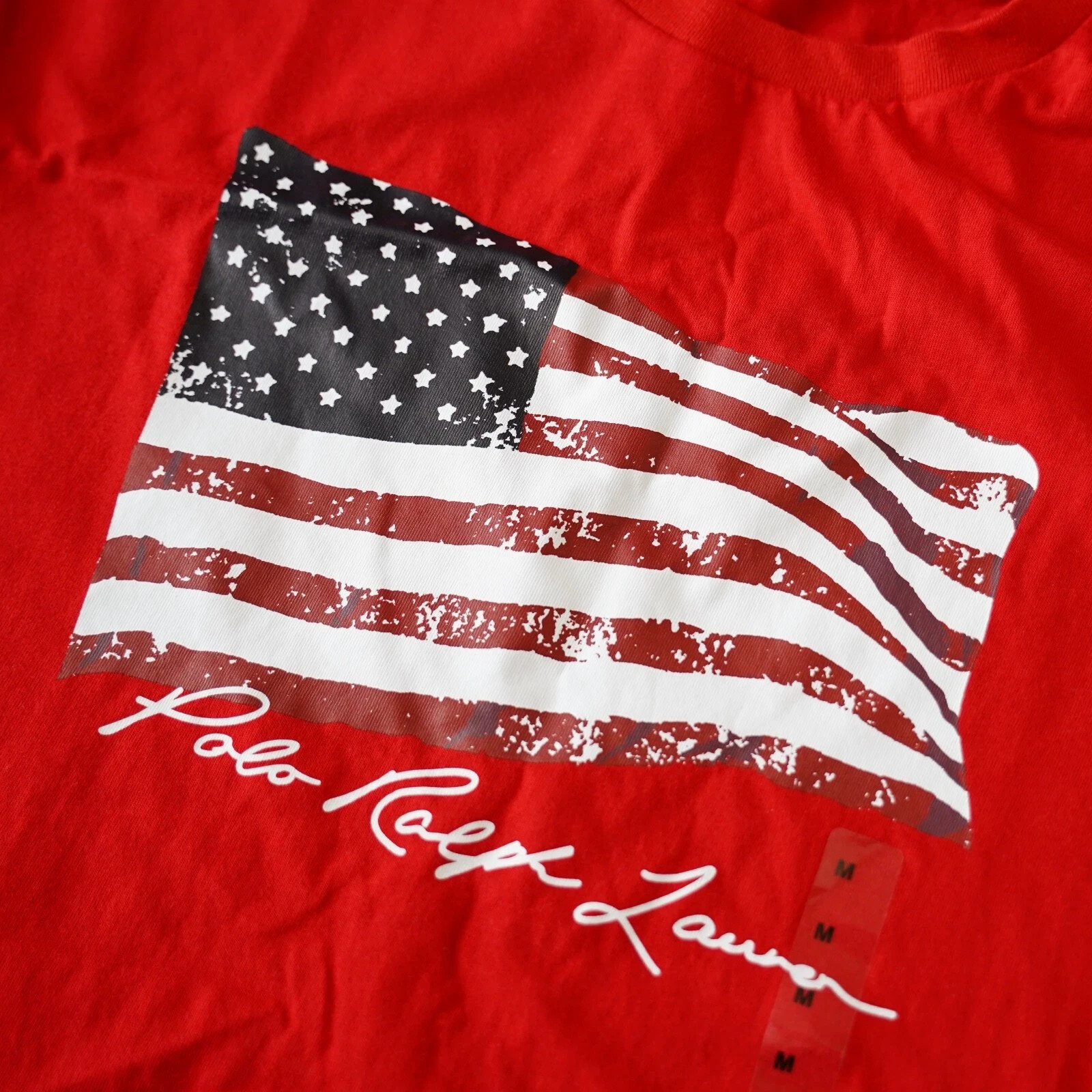 Polo Ralph Lauren Men’s Stars & Stripes Big Pony USA Flag T-Shirt