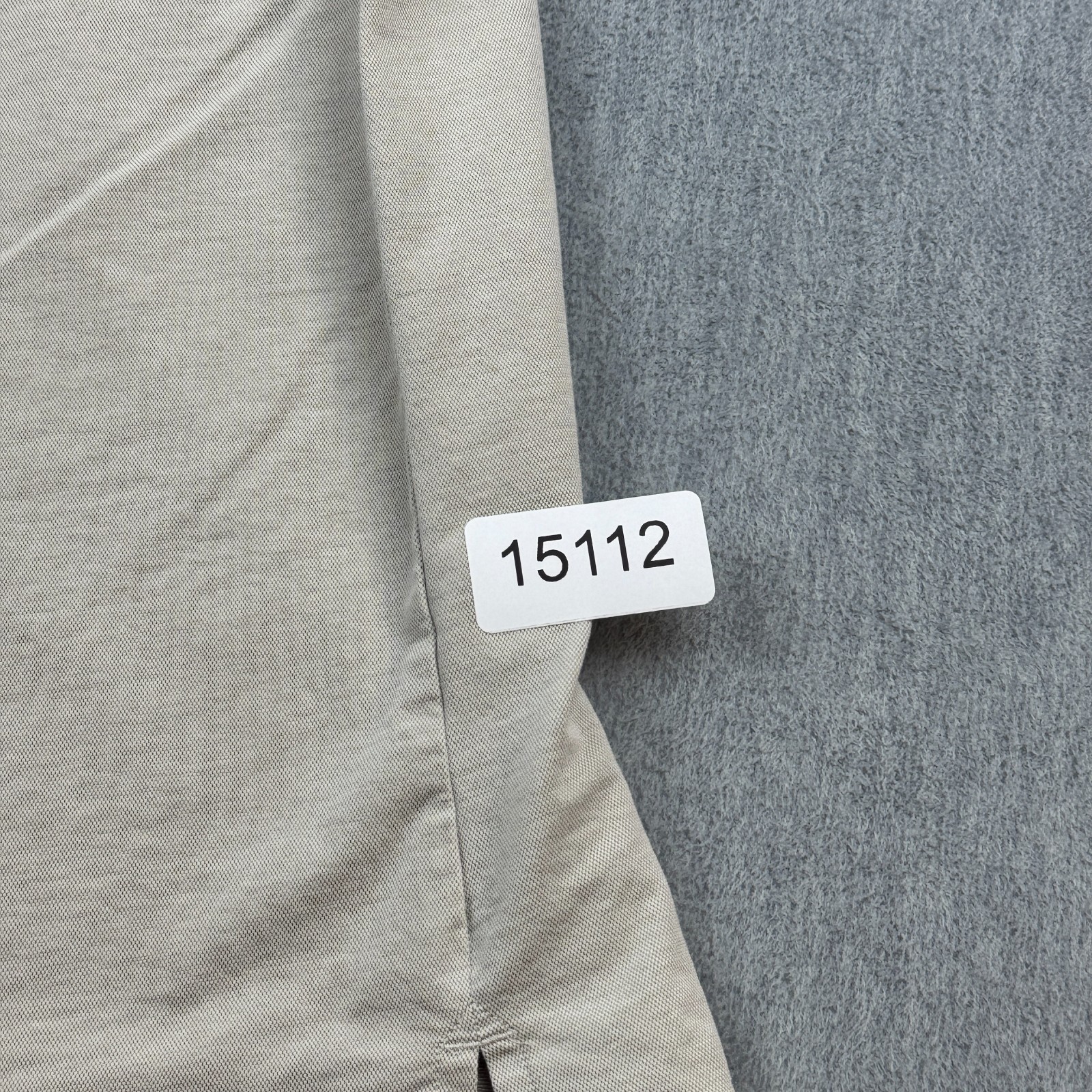 Lululemon Shirt Mens Large Beige Chest Pocket Relaxed Fit Oxford Crewneck Casual