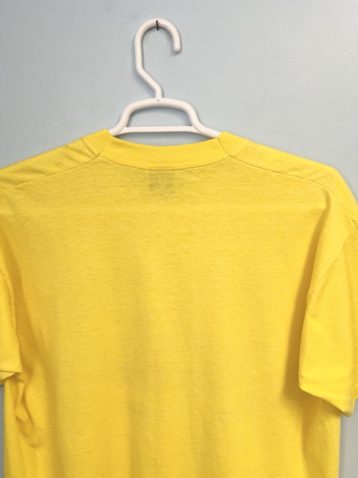 Vintage 90s Rodeo T-Shirt Yellow XL Fruit of the Loom Best USA Made Bull
