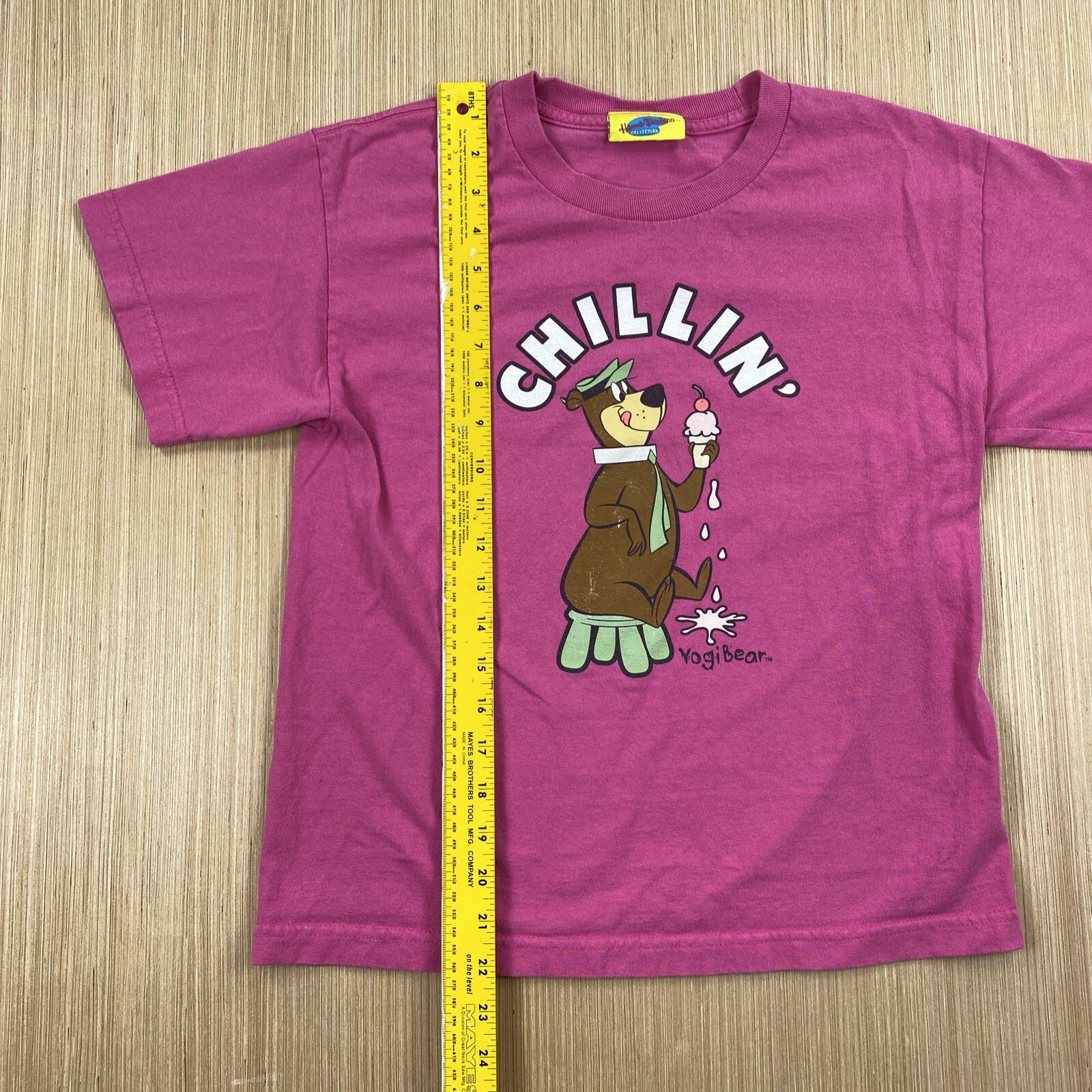 Hanna Barbera Collection Graphic T Shirt Mens X-Small Yogi Bear Chillin 90s Y2K