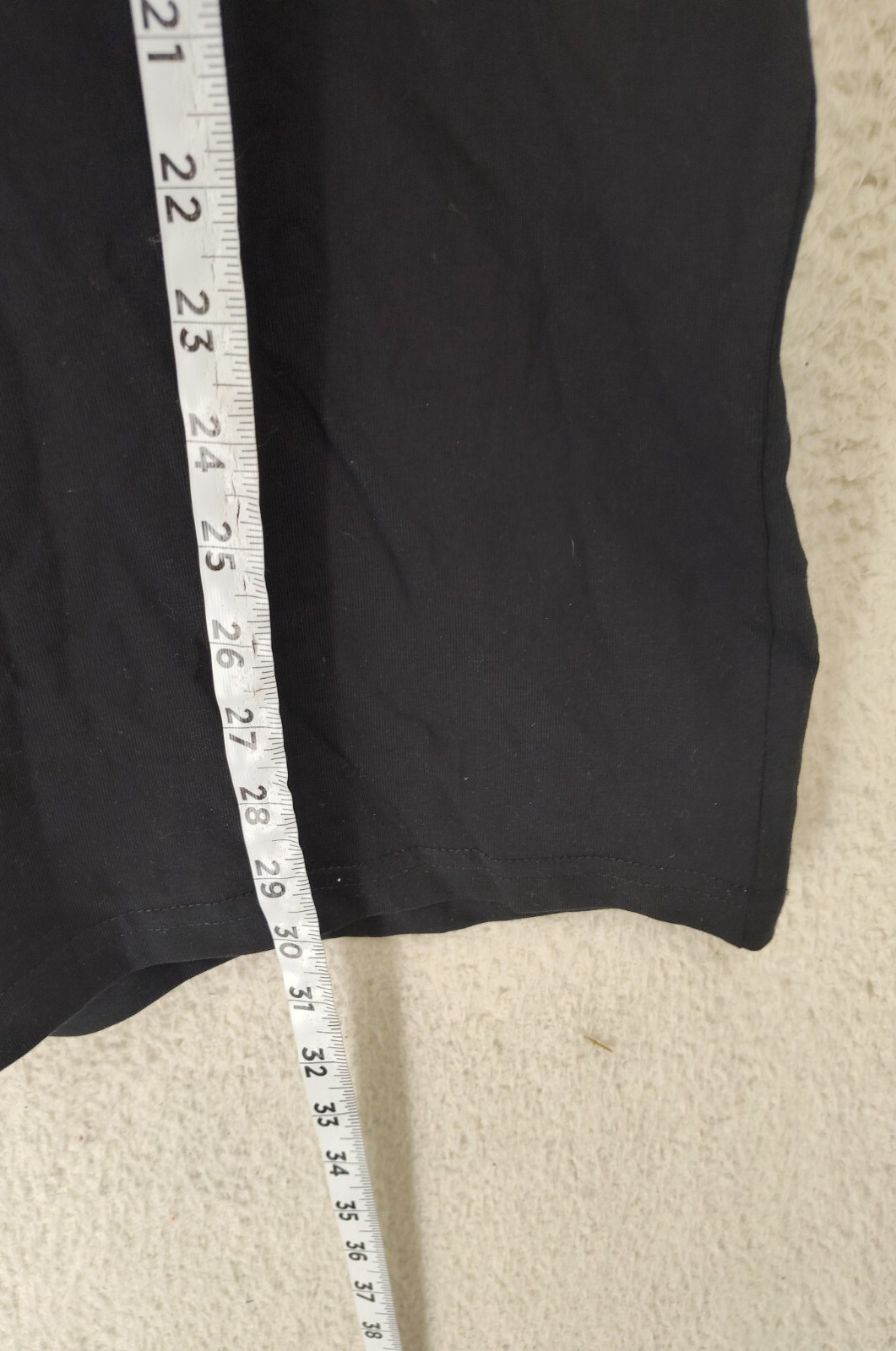 Ascolour Men Shirt Large Black Printed 100% Cotton Short Sleeve Classic Fit Tee