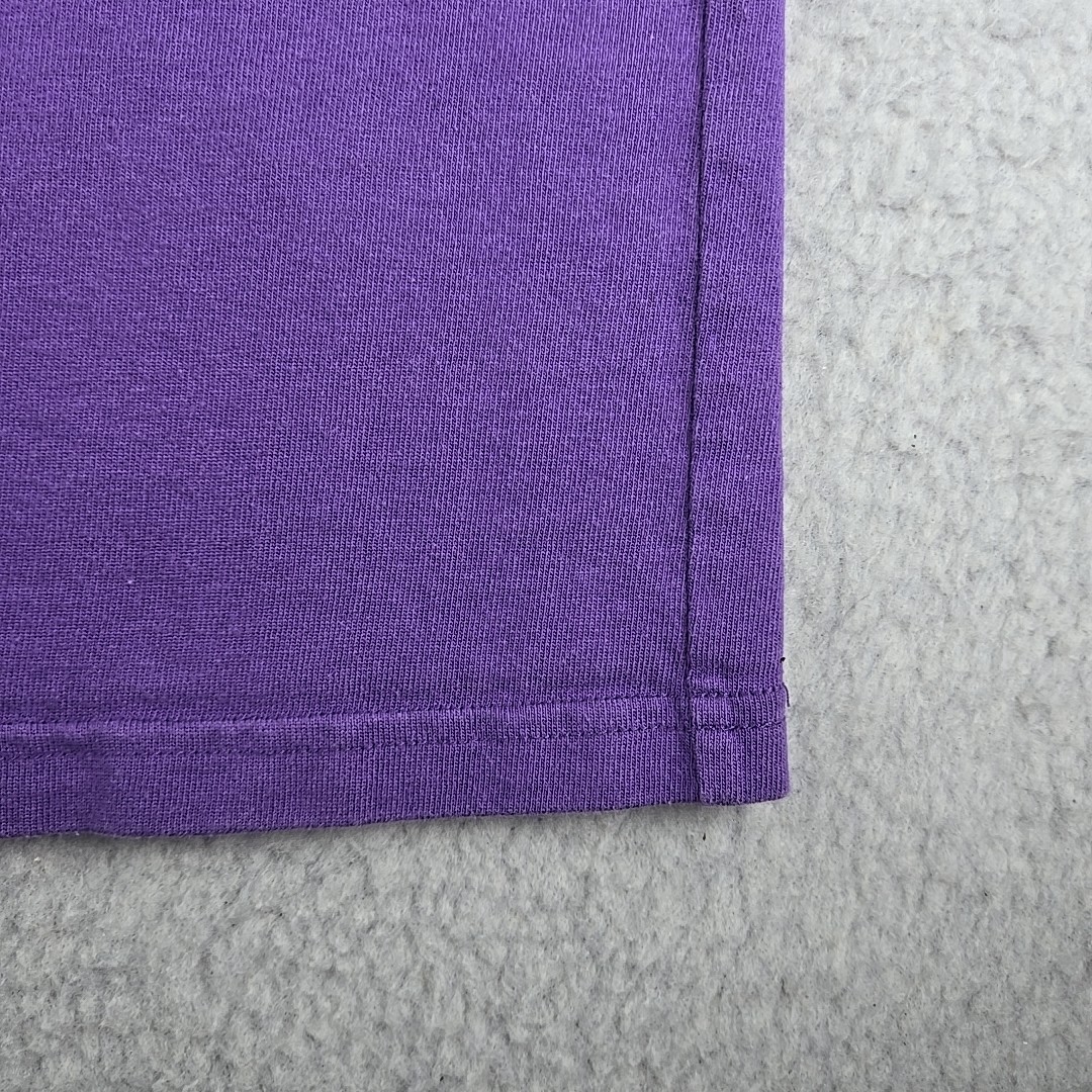Champion Embroidered Logo T-Shirt Men’s Size Medium Purple Classic Sportswear