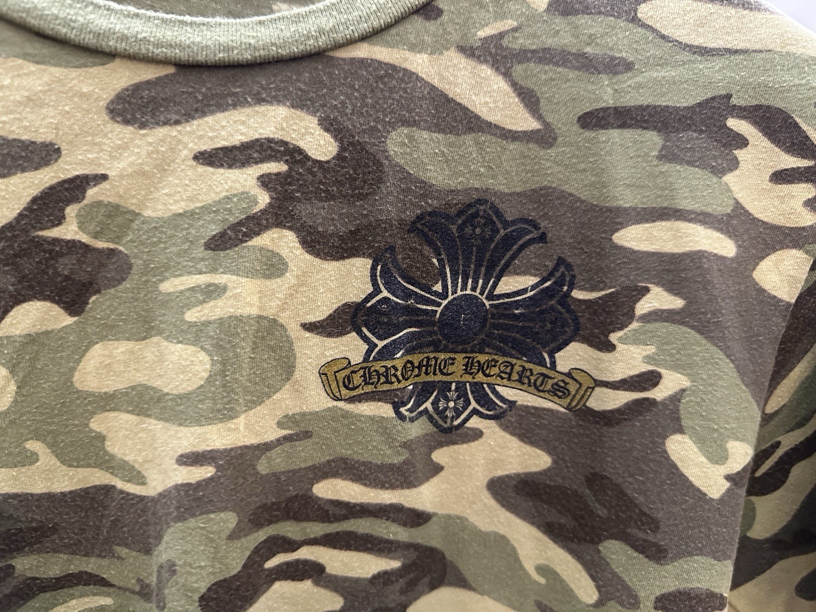 Authentic Chrome Hearts Camo T Shirt Size XXL