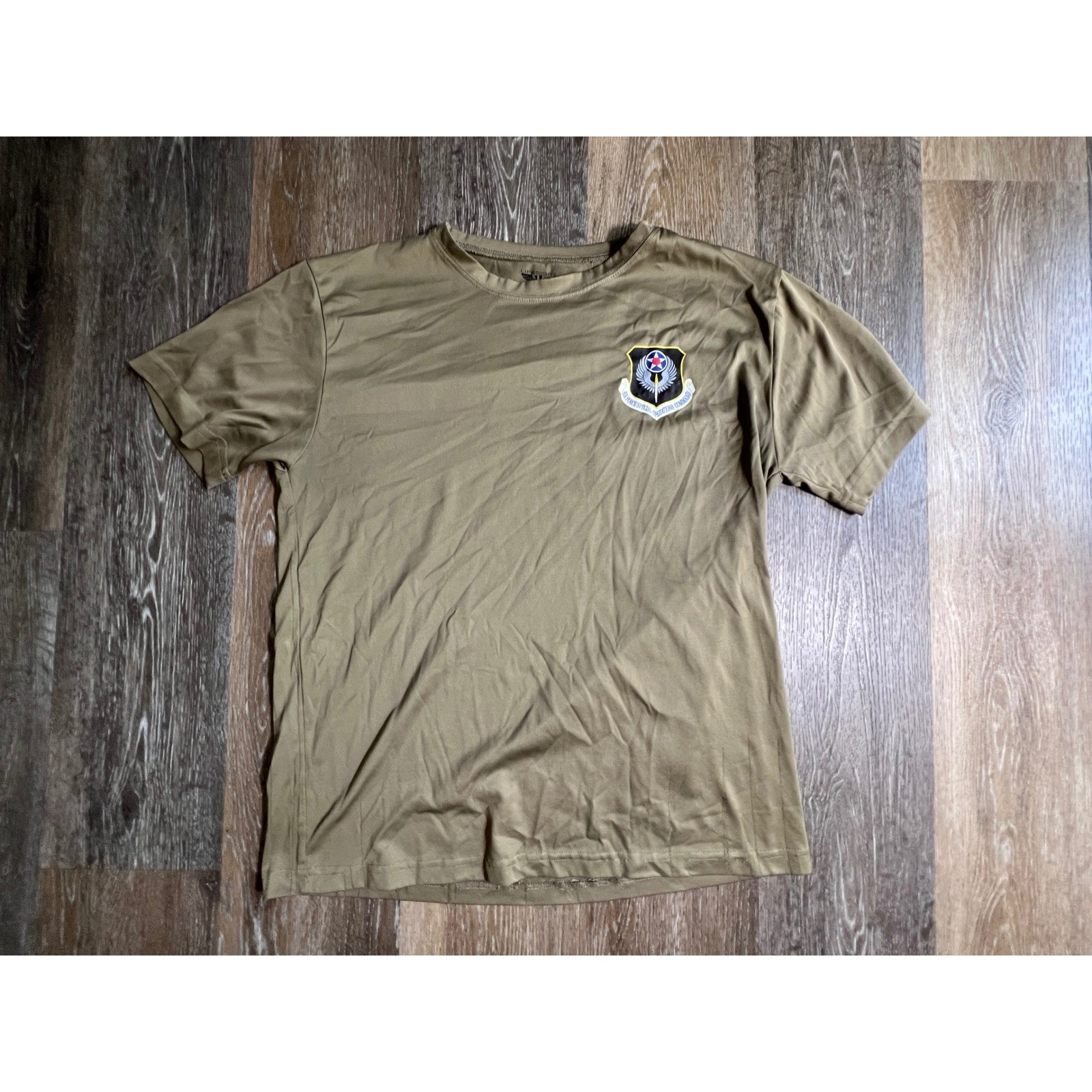 Lifesigns AFSOC T-Shirt Mens Large Brown Air Force Special Operations Command